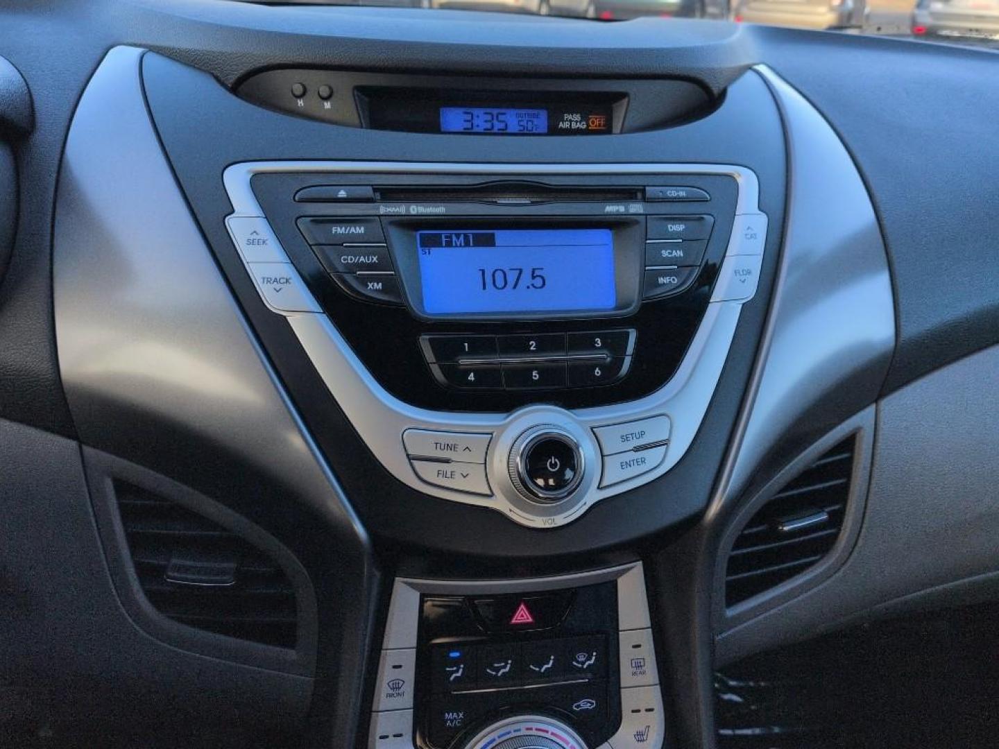 2012 SILVER Hyundai Elantra LIMITED (KMHDH4AE4CU) with an 4 Cyl, 1.8L engine, Automatic transmission, located at 10890 W. Colfax Ave., Lakewood, CO, 80215, (303) 274-7692, 39.739914, -105.120132 - Photo#12