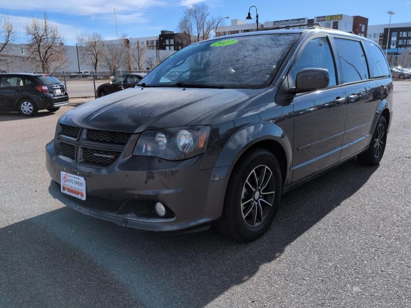 2016 GRAY Dodge Grand Caravan R/T (2C4RDGEG3GR) with an V6, 3.6L engine, Automatic transmission, located at 10890 W. Colfax Ave., Lakewood, CO, 80215, (303) 274-7692, 39.739914, -105.120132 - Photo#0