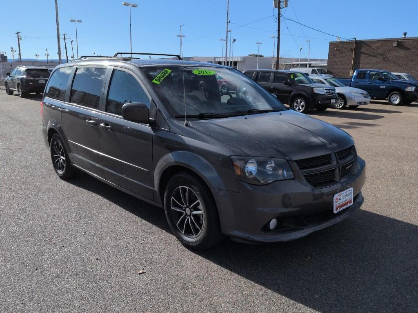 2016 GRAY Dodge Grand Caravan R/T (2C4RDGEG3GR) with an V6, 3.6L engine, Automatic transmission, located at 10890 W. Colfax Ave., Lakewood, CO, 80215, (303) 274-7692, 39.739914, -105.120132 - Photo#2