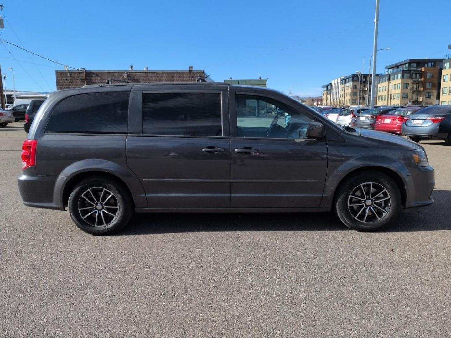 2016 GRAY Dodge Grand Caravan R/T (2C4RDGEG3GR) with an V6, 3.6L engine, Automatic transmission, located at 10890 W. Colfax Ave., Lakewood, CO, 80215, (303) 274-7692, 39.739914, -105.120132 - Photo#3
