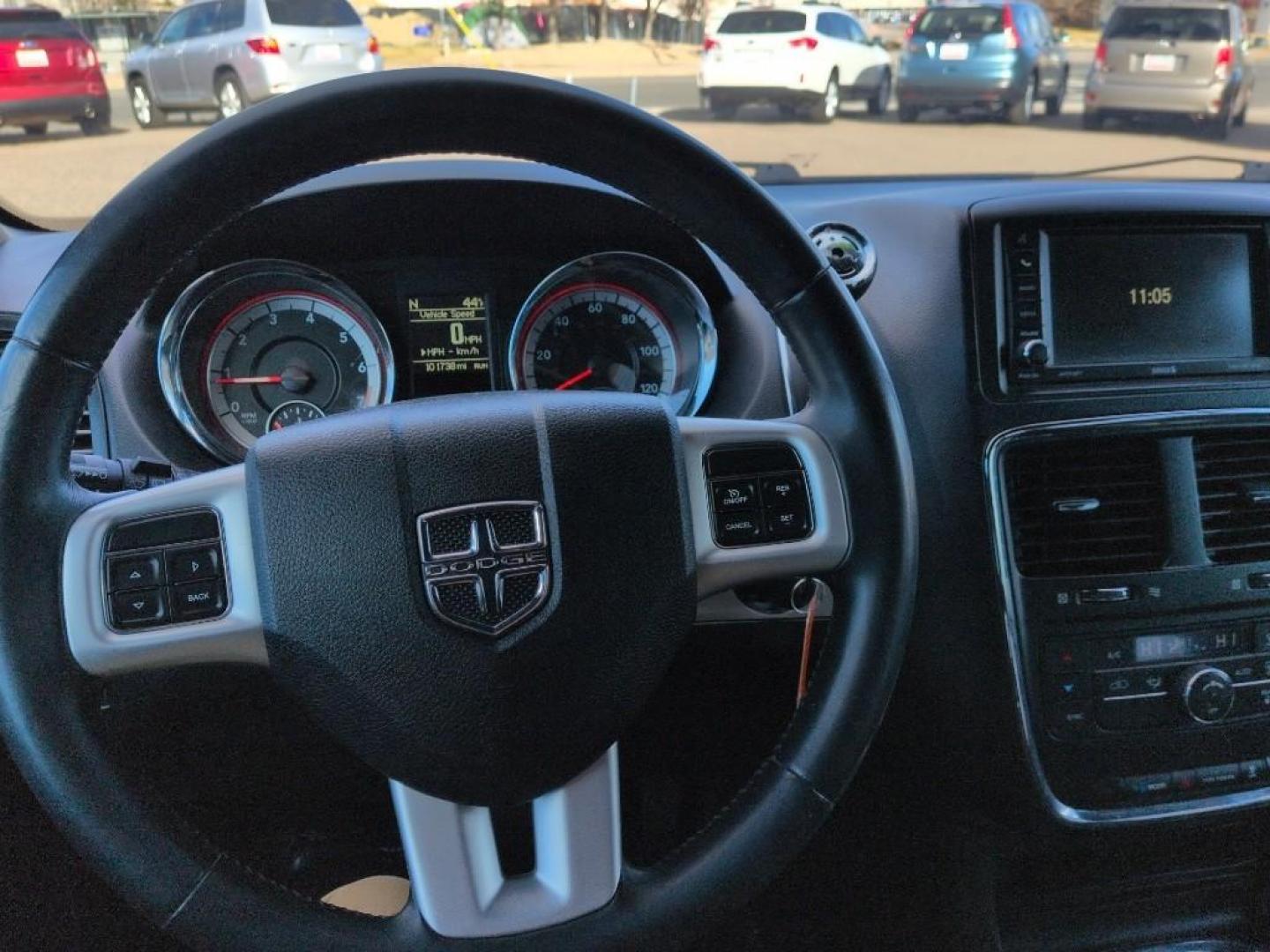 2016 GRAY Dodge Grand Caravan R/T (2C4RDGEG3GR) with an V6, 3.6L engine, Automatic transmission, located at 10890 W. Colfax Ave., Lakewood, CO, 80215, (303) 274-7692, 39.739914, -105.120132 - Photo#10