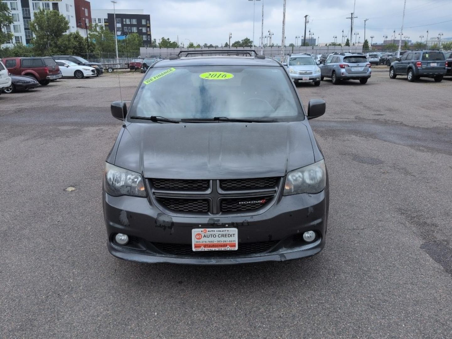 2016 GRAY Dodge Grand Caravan R/T (2C4RDGEG3GR) with an V6, 3.6L engine, Automatic transmission, located at 10890 W. Colfax Ave., Lakewood, CO, 80215, (303) 274-7692, 39.739914, -105.120132- Photo#1