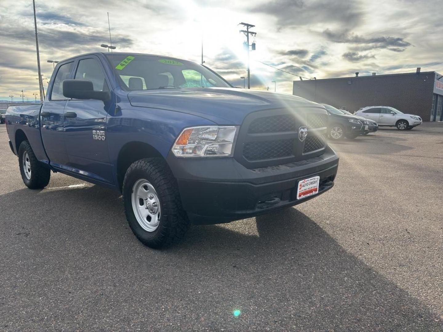 2017 BLUE Ram 1500 TRADESMAN QUAD CAB 4 (1C6RR7FG0HS) with an V6, 3.6L engine, Automatic transmission, located at 10890 W. Colfax Ave., Lakewood, CO, 80215, (303) 274-7692, 39.739914, -105.120132 - Photo#2