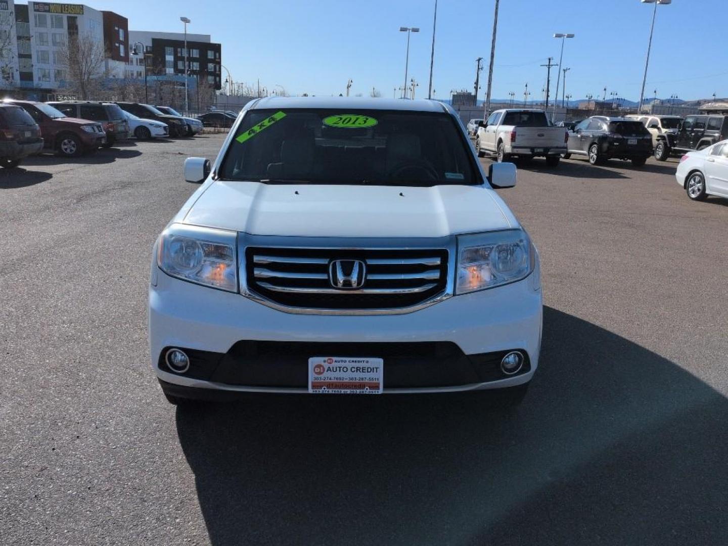 2013 WHITE Honda Pilot EX (5FNYF4H43DB) with an V6, 3.5L engine, Automatic transmission, located at 10890 W. Colfax Ave., Lakewood, CO, 80215, (303) 274-7692, 39.739914, -105.120132 - Photo#1