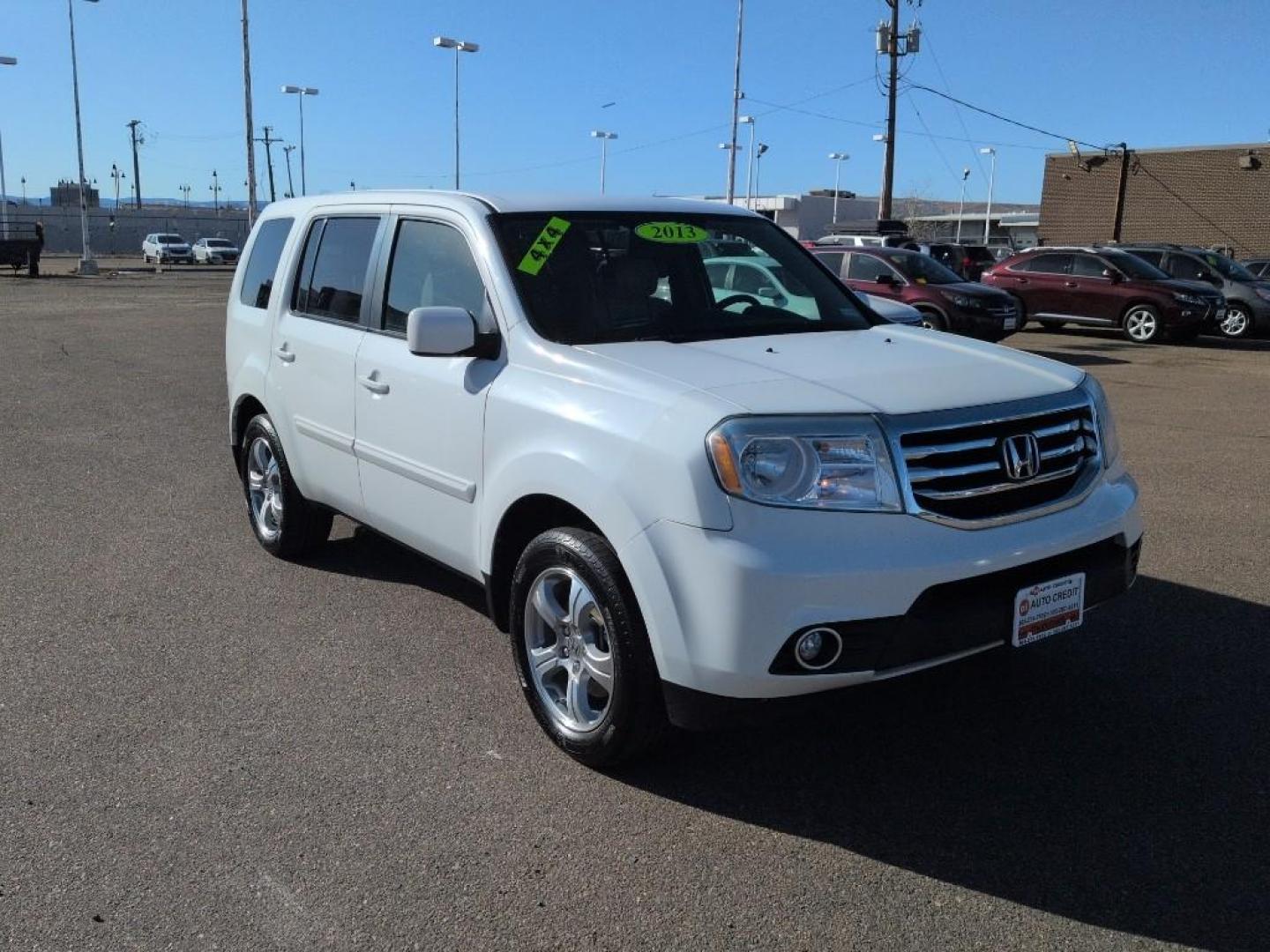 2013 WHITE Honda Pilot EX (5FNYF4H43DB) with an V6, 3.5L engine, Automatic transmission, located at 10890 W. Colfax Ave., Lakewood, CO, 80215, (303) 274-7692, 39.739914, -105.120132 - Photo#2