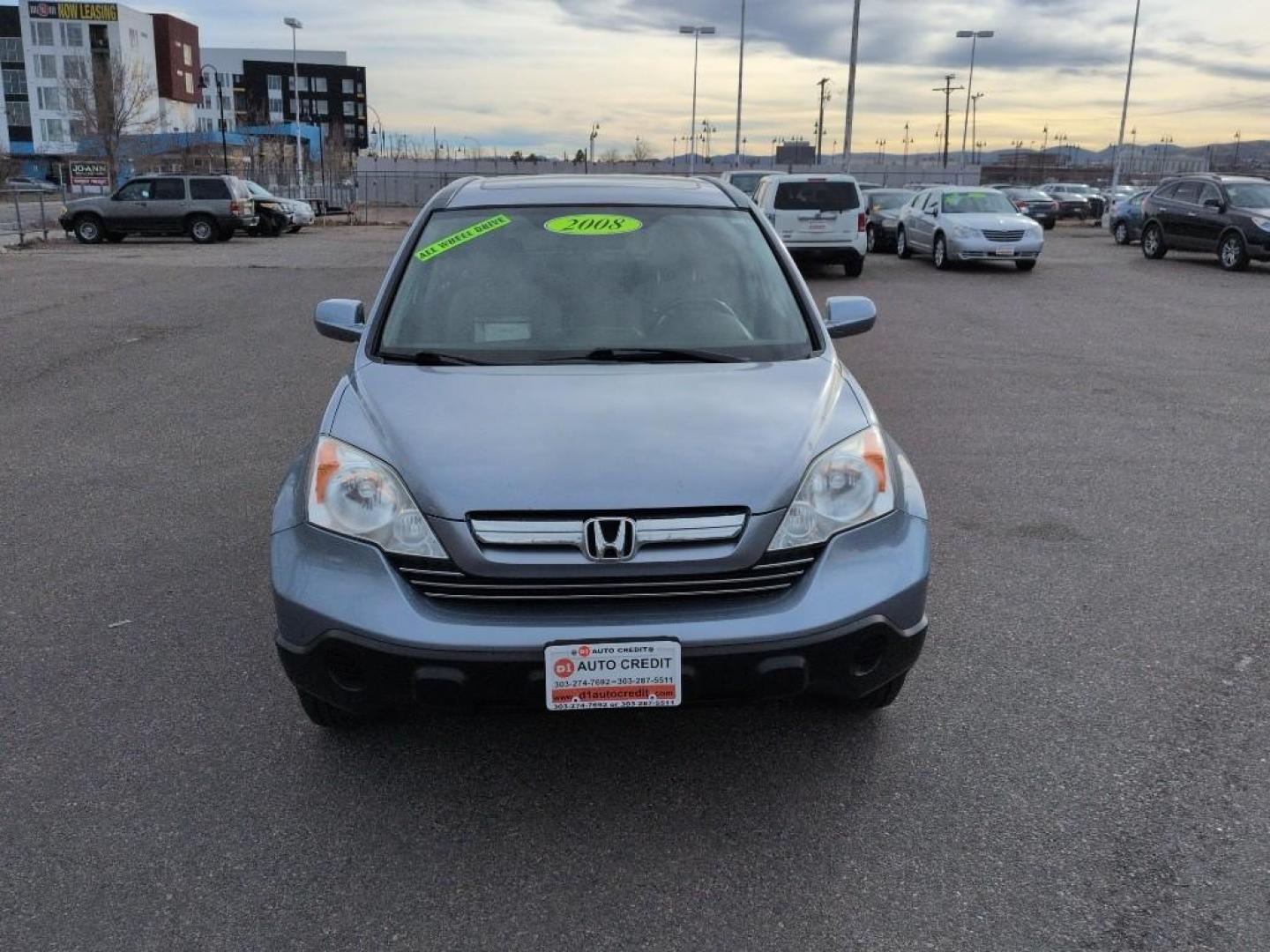 2008 GRAY Honda CR-V EX-L (JHLRE48748C) with an 4 Cyl, 2.4L engine, Automatic transmission, located at 10890 W. Colfax Ave., Lakewood, CO, 80215, (303) 274-7692, 39.739914, -105.120132 - Photo#1