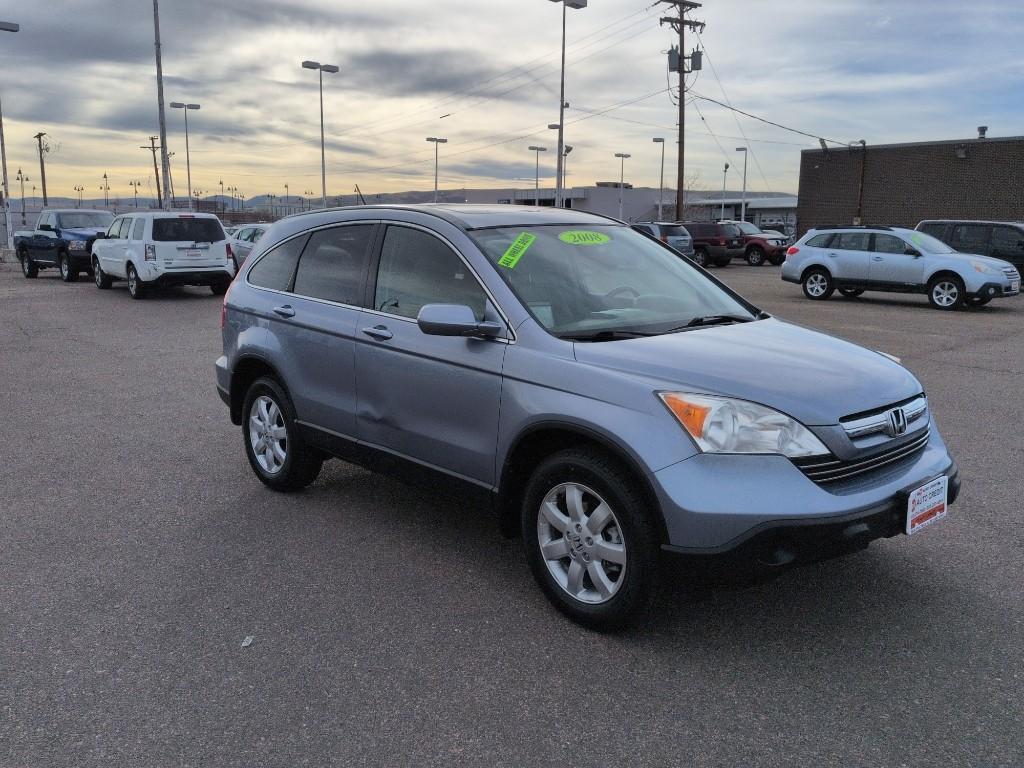 2008 GRAY Honda CR-V EX-L (JHLRE48748C) with an 4 Cyl, 2.4L engine, Automatic transmission, located at 10890 W. Colfax Ave., Lakewood, CO, 80215, (303) 274-7692, 39.739914, -105.120132 - Photo#2