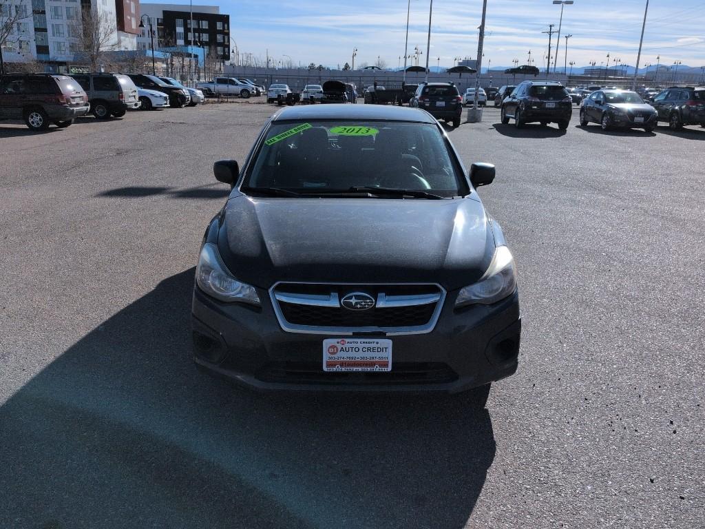 2013 GRAY Subaru Impreza Base (JF1GPAA61DH) with an 4 Cyl, 2.0L engine, Automatic transmission, located at 10890 W. Colfax Ave., Lakewood, CO, 80215, (303) 274-7692, 39.739914, -105.120132 - Photo#1