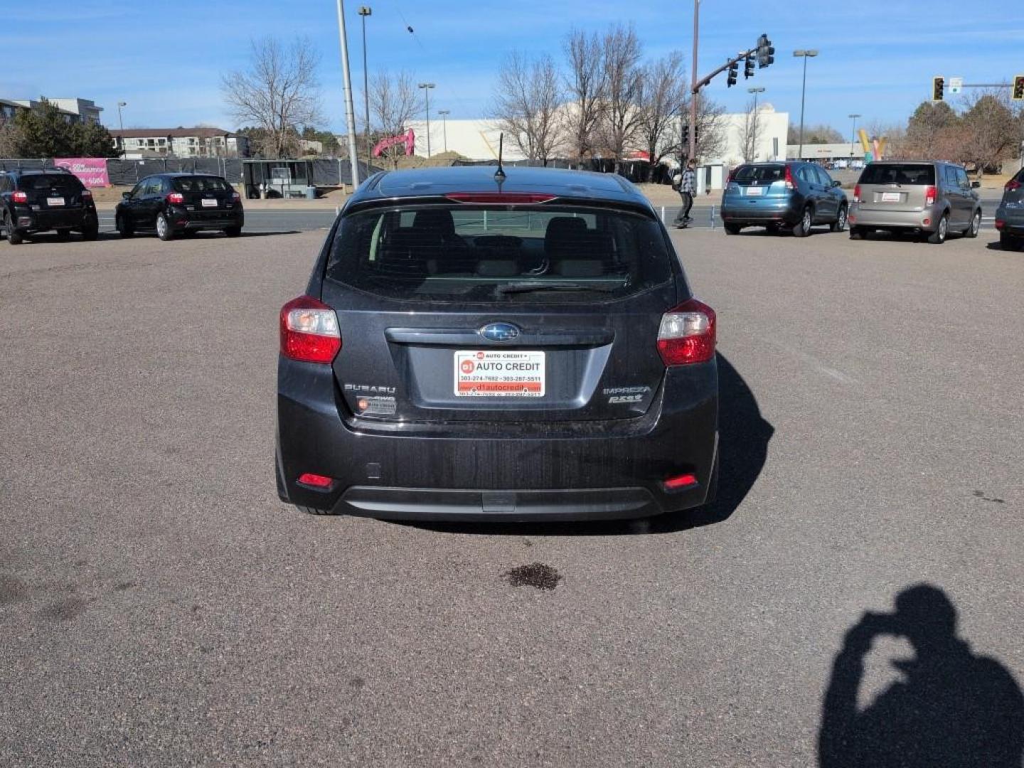2013 GRAY Subaru Impreza Base (JF1GPAA61DH) with an 4 Cyl, 2.0L engine, Automatic transmission, located at 10890 W. Colfax Ave., Lakewood, CO, 80215, (303) 274-7692, 39.739914, -105.120132 - Photo#5