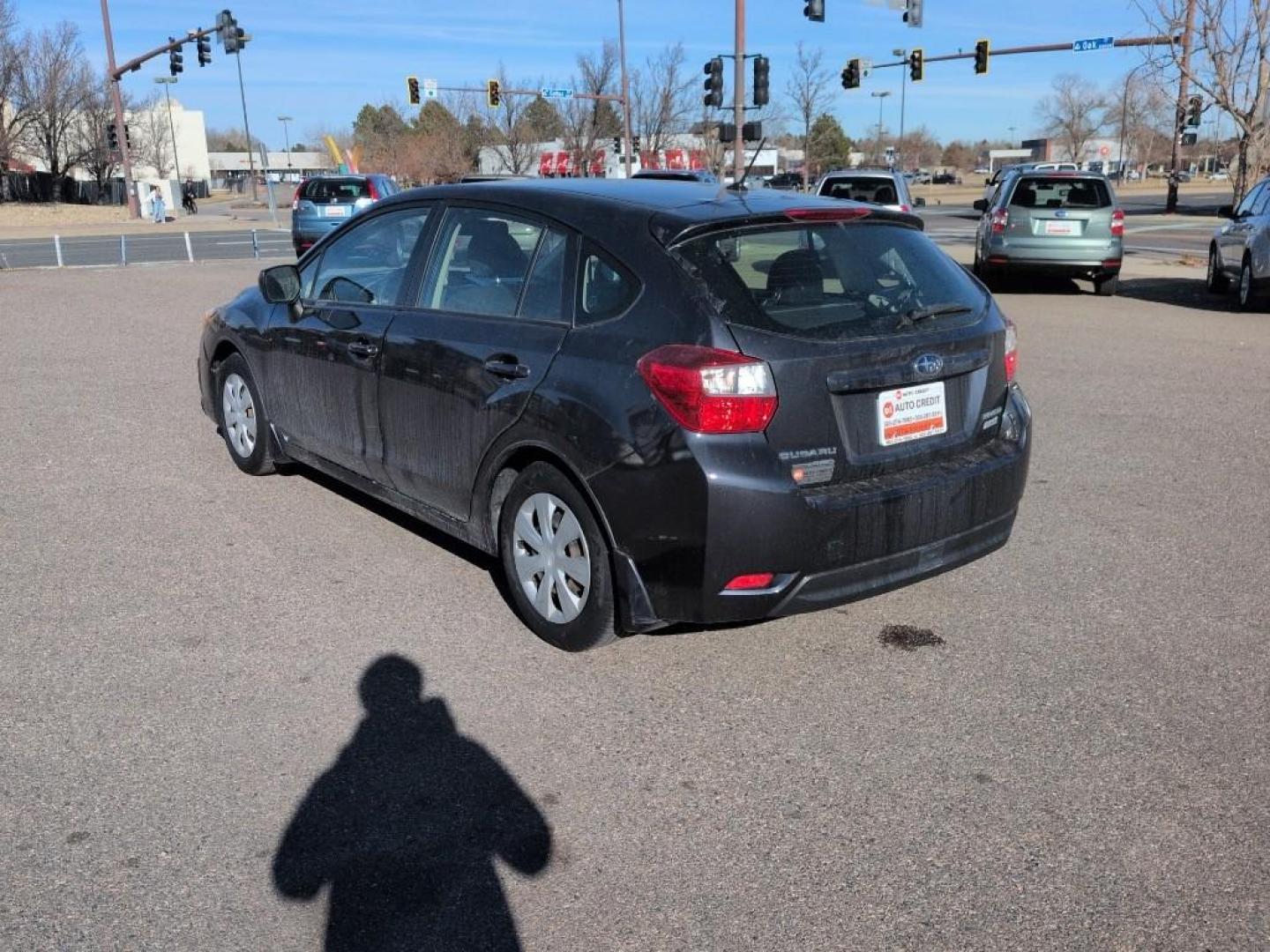 2013 GRAY Subaru Impreza Base (JF1GPAA61DH) with an 4 Cyl, 2.0L engine, Automatic transmission, located at 10890 W. Colfax Ave., Lakewood, CO, 80215, (303) 274-7692, 39.739914, -105.120132 - Photo#6