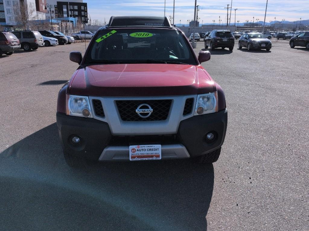 2010 RED Nissan Xterra X 4WD (5N1AN0NW4AC) with an V6, 4.0L engine, Automatic transmission, located at 10890 W. Colfax Ave., Lakewood, CO, 80215, (303) 274-7692, 39.739914, -105.120132 - Photo#1