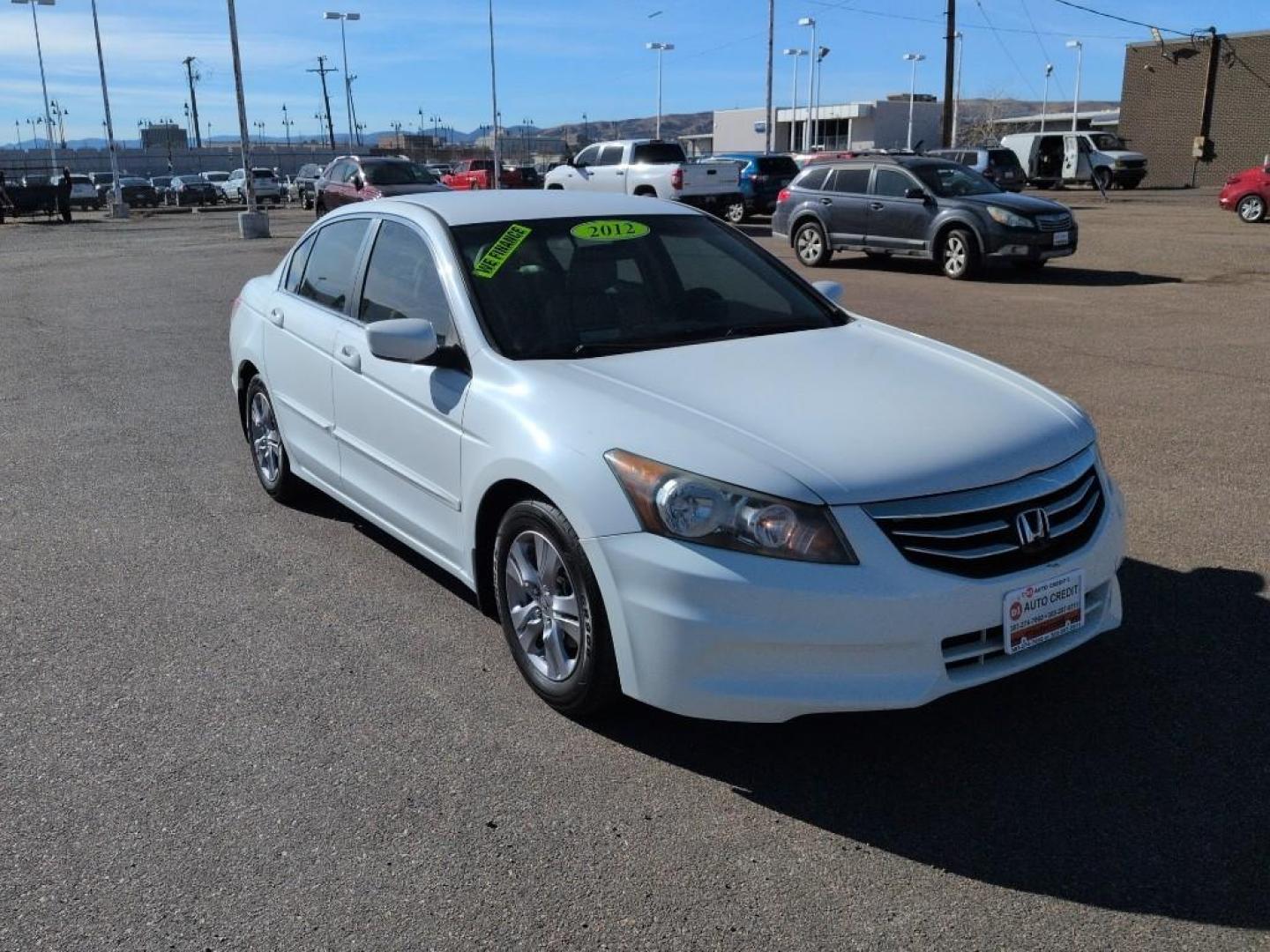 2012 WHITE Honda Accord LX-P (1HGCP2F48CA) with an 4 Cyl, 2.4L engine, Automatic transmission, located at 10890 W. Colfax Ave., Lakewood, CO, 80215, (303) 274-7692, 39.739914, -105.120132 - Photo#2