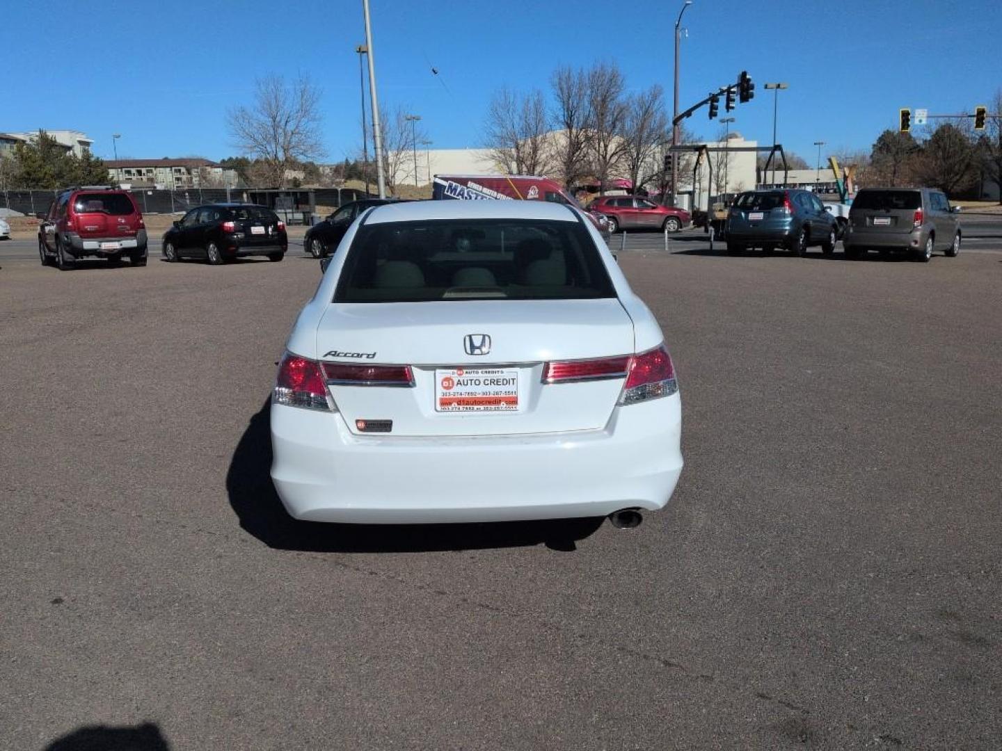 2012 WHITE Honda Accord LX-P (1HGCP2F48CA) with an 4 Cyl, 2.4L engine, Automatic transmission, located at 10890 W. Colfax Ave., Lakewood, CO, 80215, (303) 274-7692, 39.739914, -105.120132 - Photo#5