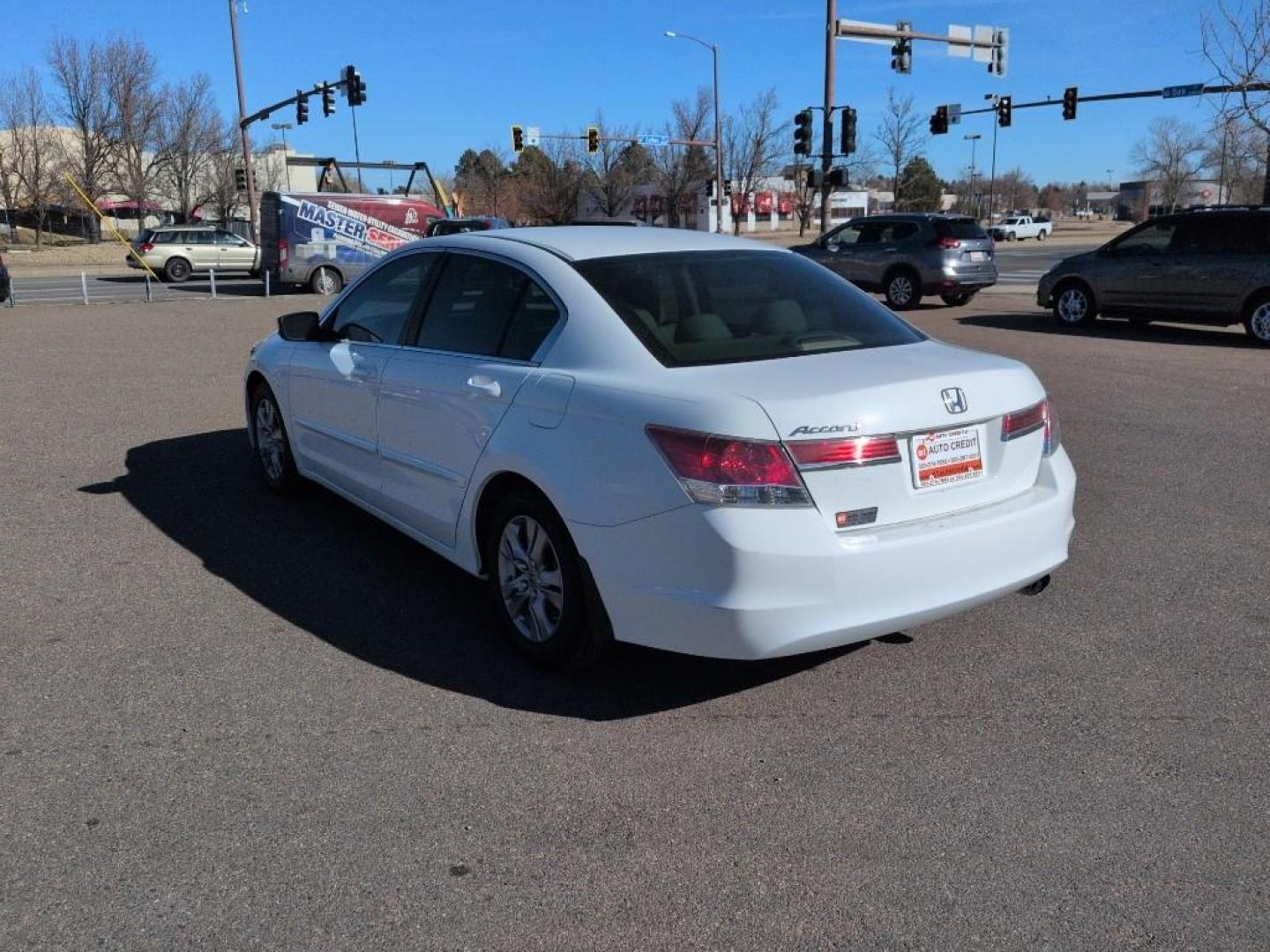 2012 WHITE Honda Accord LX-P (1HGCP2F48CA) with an 4 Cyl, 2.4L engine, Automatic transmission, located at 10890 W. Colfax Ave., Lakewood, CO, 80215, (303) 274-7692, 39.739914, -105.120132 - Photo#6