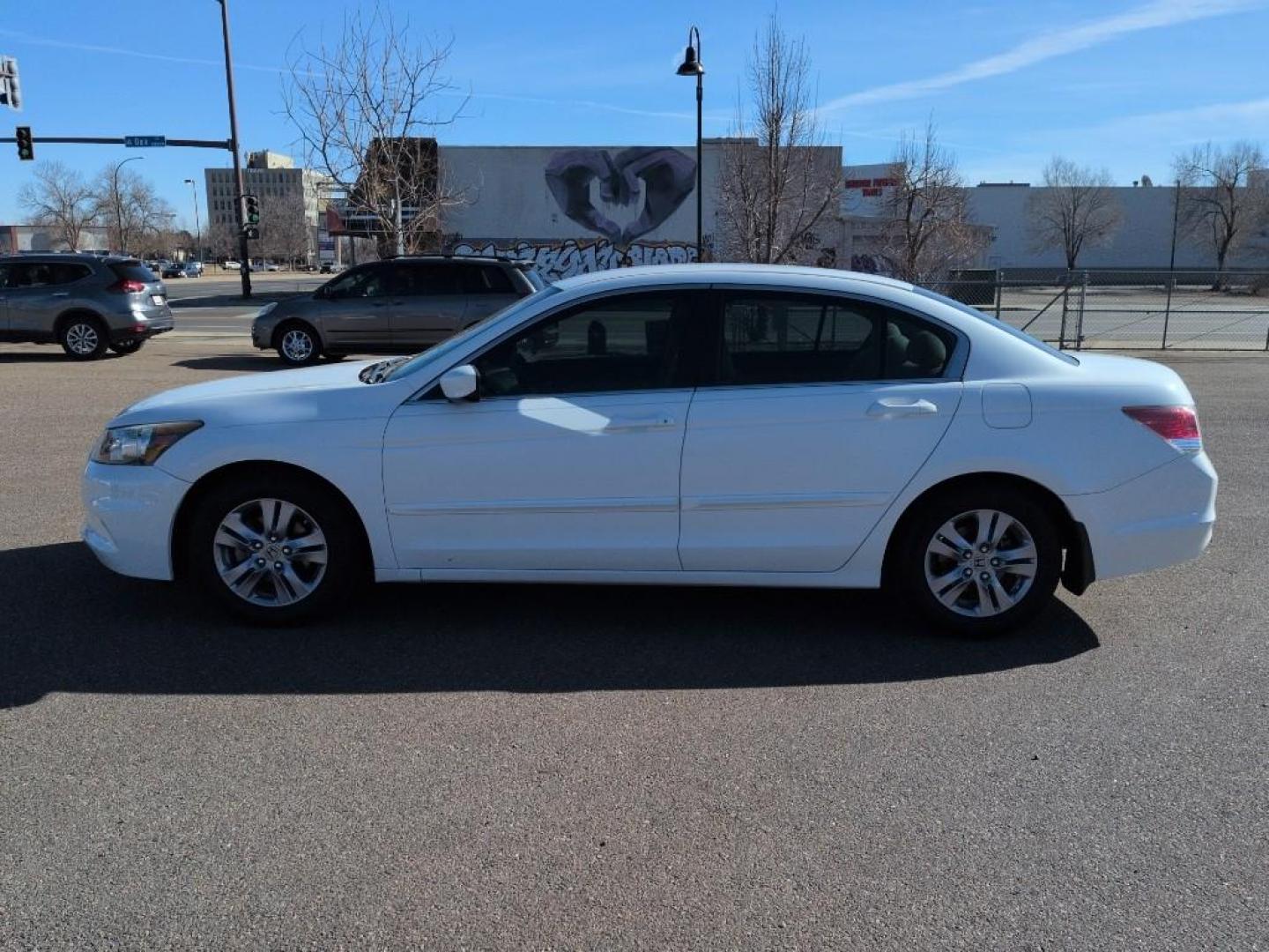 2012 WHITE Honda Accord LX-P (1HGCP2F48CA) with an 4 Cyl, 2.4L engine, Automatic transmission, located at 10890 W. Colfax Ave., Lakewood, CO, 80215, (303) 274-7692, 39.739914, -105.120132 - Photo#7