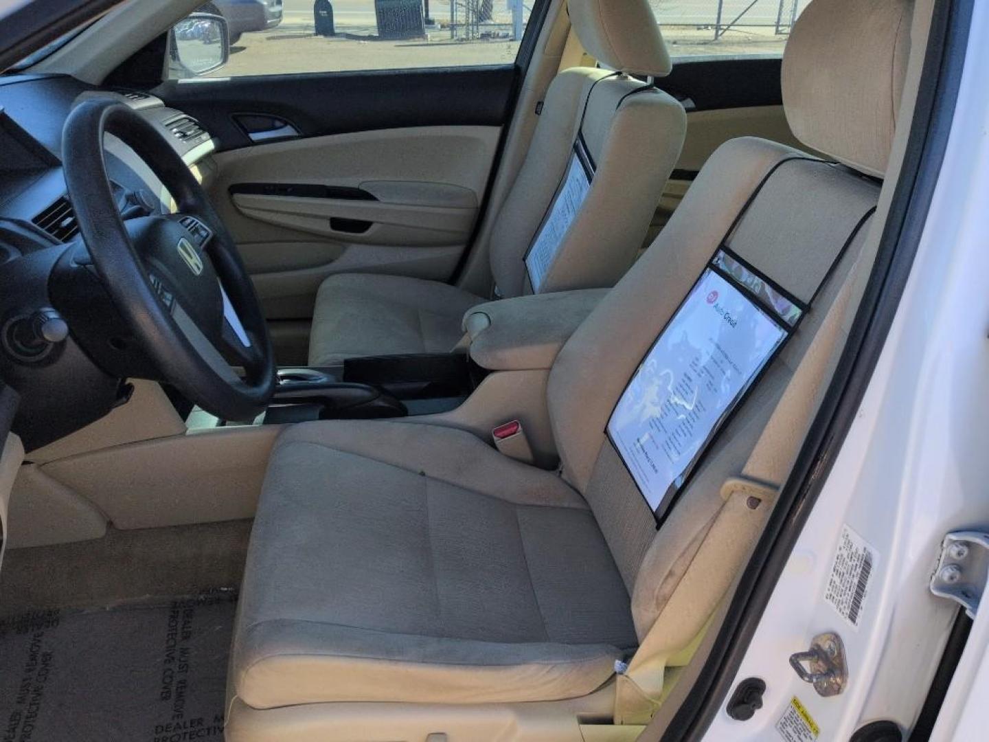 2012 WHITE Honda Accord LX-P (1HGCP2F48CA) with an 4 Cyl, 2.4L engine, Automatic transmission, located at 10890 W. Colfax Ave., Lakewood, CO, 80215, (303) 274-7692, 39.739914, -105.120132 - Photo#9