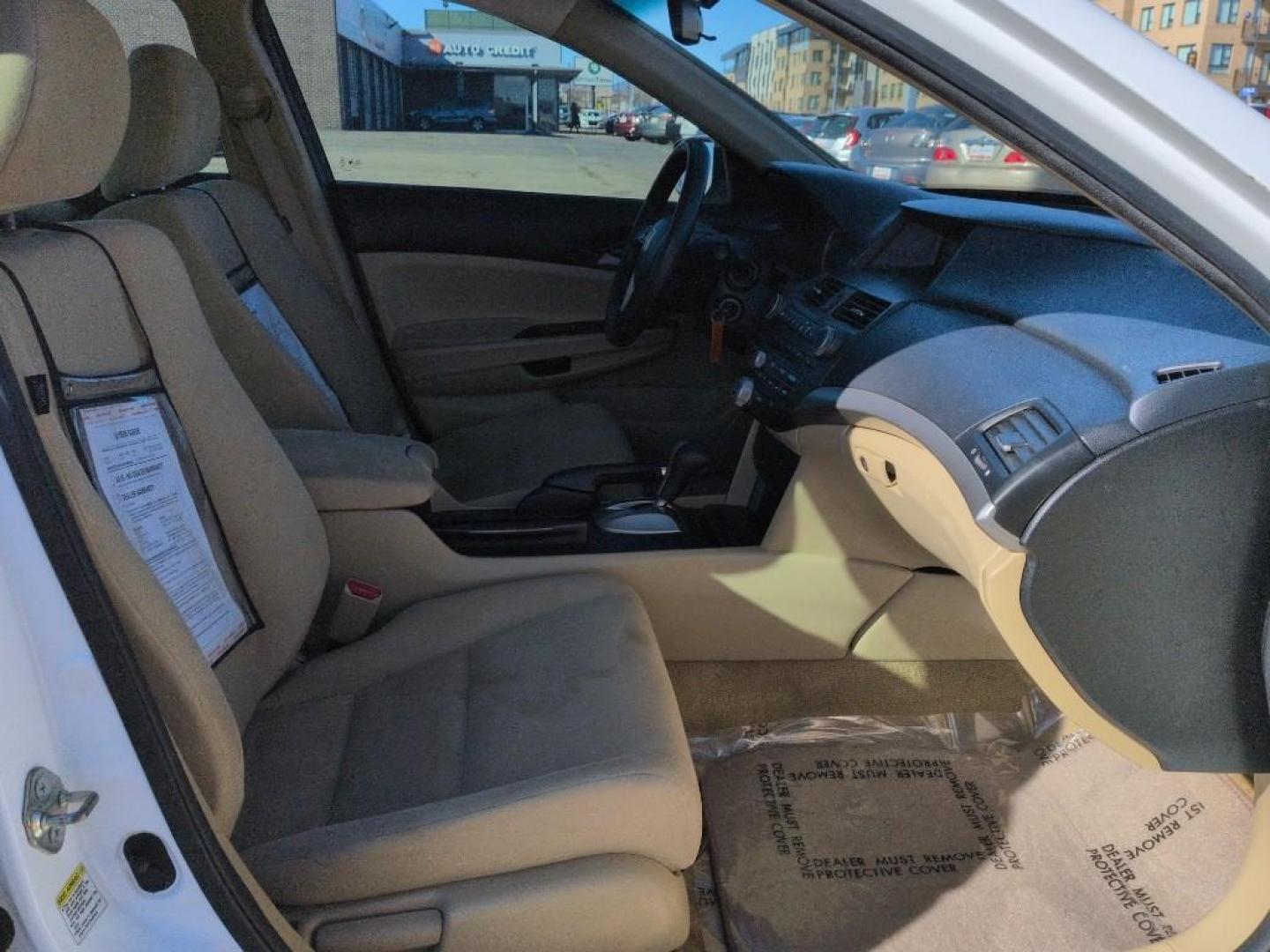 2012 WHITE Honda Accord LX-P (1HGCP2F48CA) with an 4 Cyl, 2.4L engine, Automatic transmission, located at 10890 W. Colfax Ave., Lakewood, CO, 80215, (303) 274-7692, 39.739914, -105.120132 - Photo#17