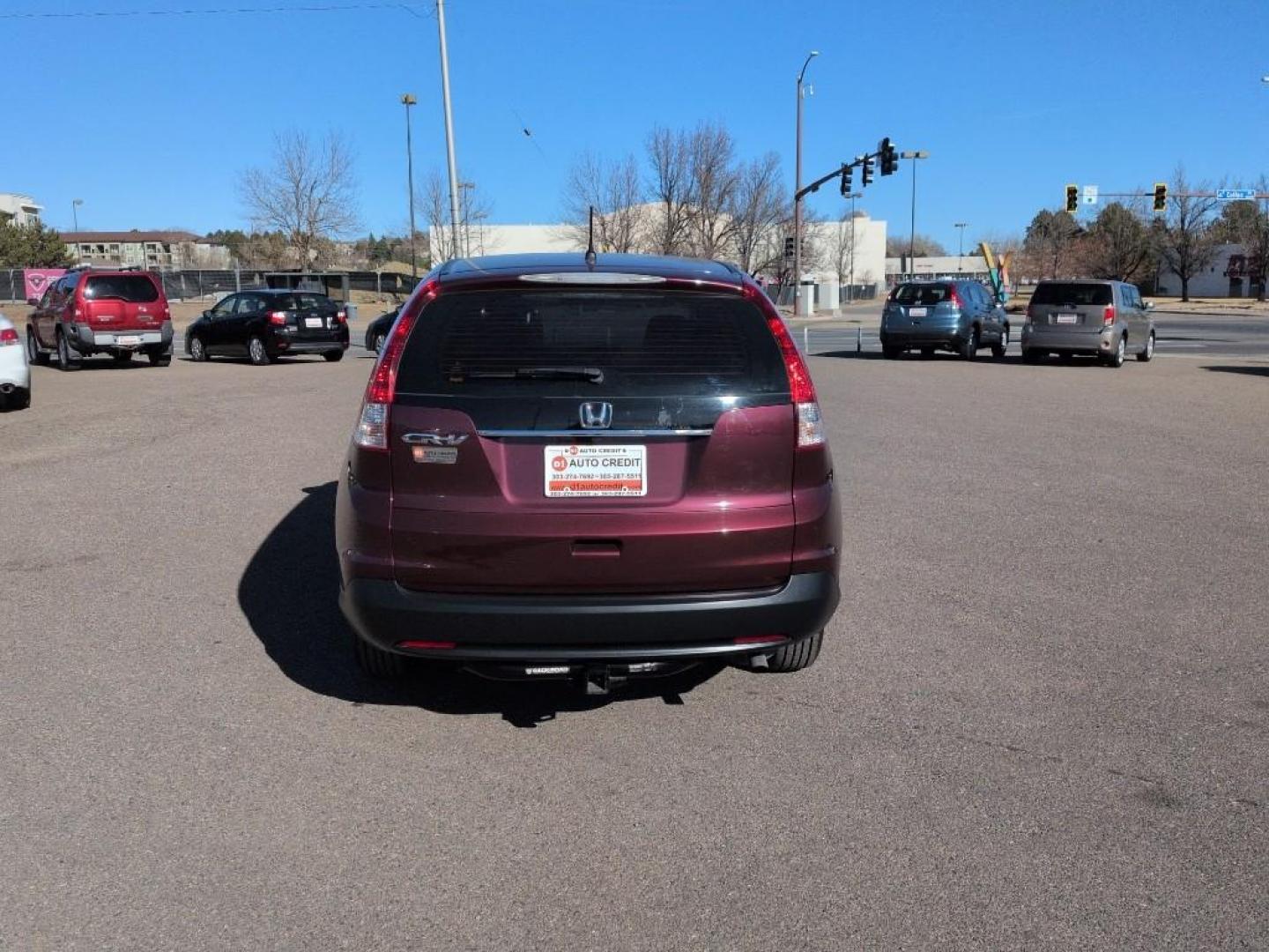 2013 BURGUNDY Honda CR-V LX (5J6RM3H33DL) with an 4 Cyl, 2.4L engine, Automatic transmission, located at 10890 W. Colfax Ave., Lakewood, CO, 80215, (303) 274-7692, 39.739914, -105.120132 - Photo#5