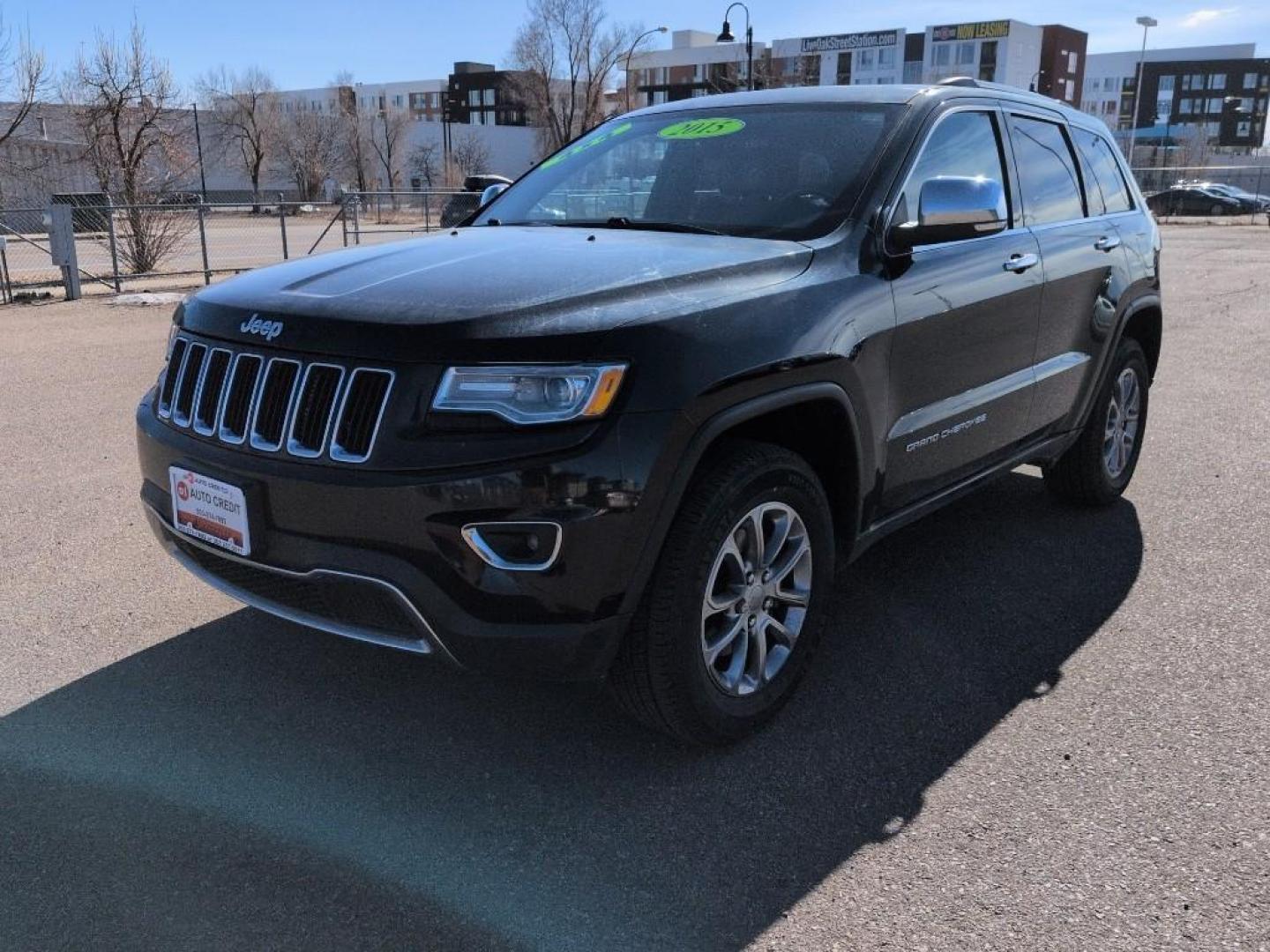 2015 BLACK Jeep Grand Cherokee Limited (1C4RJFBG9FC) with an V6, 3.6L engine, Automatic transmission, located at 10890 W. Colfax Ave., Lakewood, CO, 80215, (303) 274-7692, 39.739914, -105.120132 - Photo#0