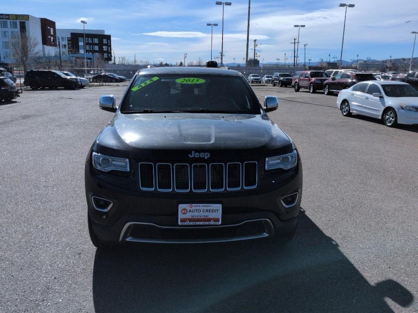 2015 BLACK Jeep Grand Cherokee Limited (1C4RJFBG9FC) with an V6, 3.6L engine, Automatic transmission, located at 10890 W. Colfax Ave., Lakewood, CO, 80215, (303) 274-7692, 39.739914, -105.120132 - Photo#1