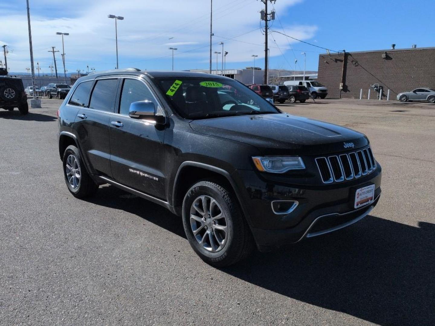 2015 BLACK Jeep Grand Cherokee Limited (1C4RJFBG9FC) with an V6, 3.6L engine, Automatic transmission, located at 10890 W. Colfax Ave., Lakewood, CO, 80215, (303) 274-7692, 39.739914, -105.120132 - Photo#2