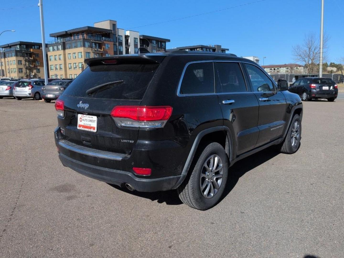 2015 BLACK Jeep Grand Cherokee Limited (1C4RJFBG9FC) with an V6, 3.6L engine, Automatic transmission, located at 10890 W. Colfax Ave., Lakewood, CO, 80215, (303) 274-7692, 39.739914, -105.120132 - Photo#4
