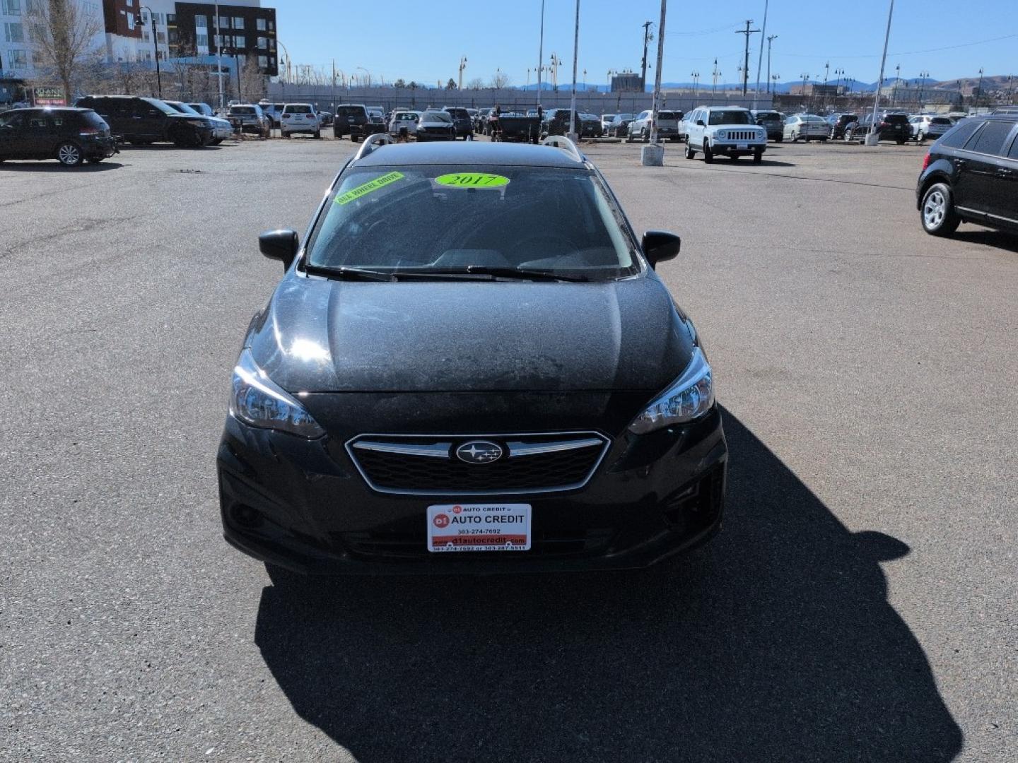 2017 BLACK /ACTUAL Subaru Impreza Premium (4S3GTAB68H3) with an 4 Cyl, 2.0L engine, Automatic transmission, located at 10890 W. Colfax Ave., Lakewood, CO, 80215, (303) 274-7692, 39.739914, -105.120132- Photo#1