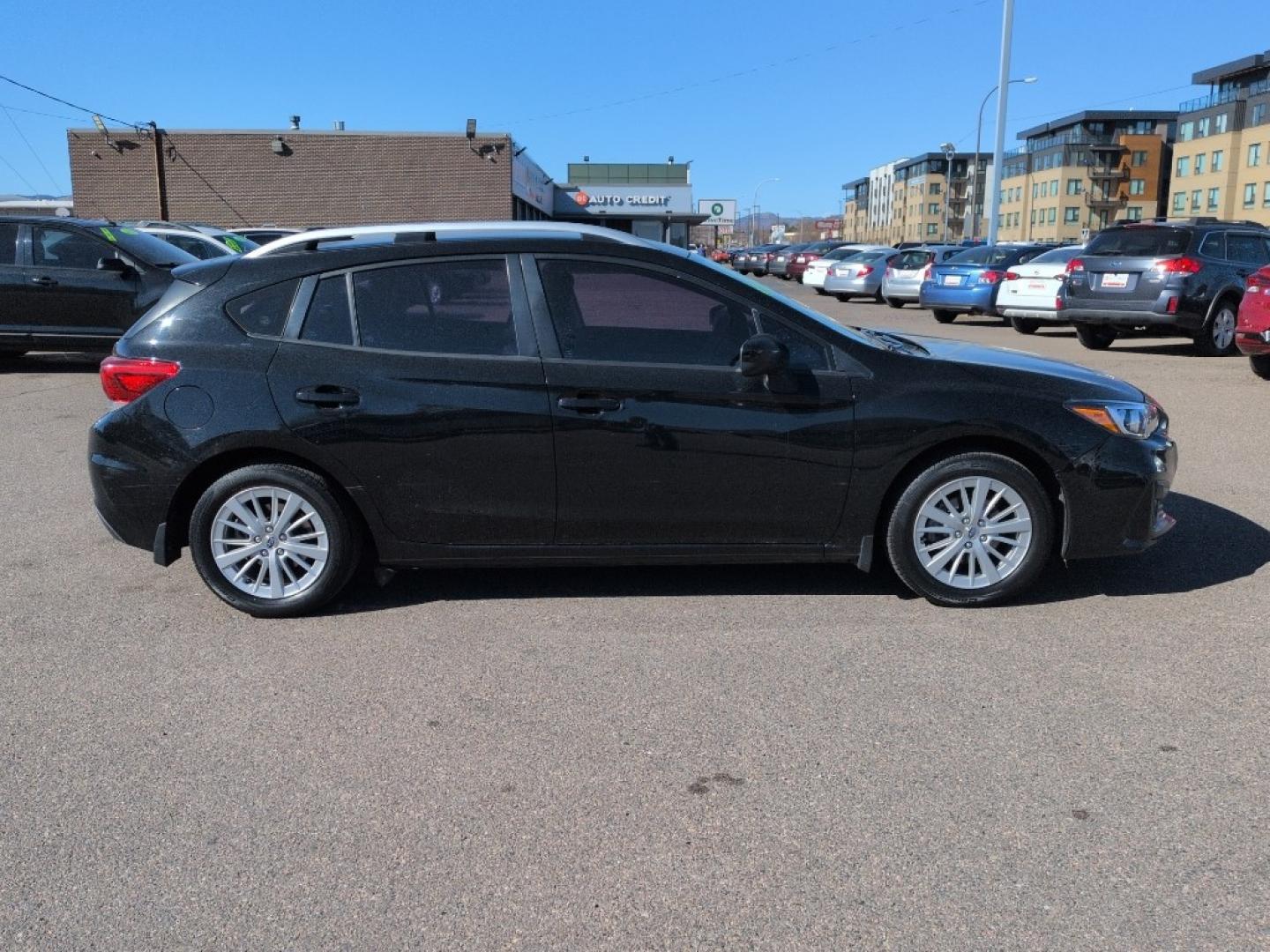 2017 BLACK /ACTUAL Subaru Impreza Premium (4S3GTAB68H3) with an 4 Cyl, 2.0L engine, Automatic transmission, located at 10890 W. Colfax Ave., Lakewood, CO, 80215, (303) 274-7692, 39.739914, -105.120132- Photo#3