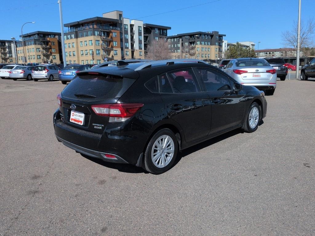 2017 BLACK Subaru Impreza Premium (4S3GTAB68H3) with an 4 Cyl, 2.0L engine, Automatic transmission, located at 10890 W. Colfax Ave., Lakewood, CO, 80215, (303) 274-7692, 39.739914, -105.120132 - Photo#4