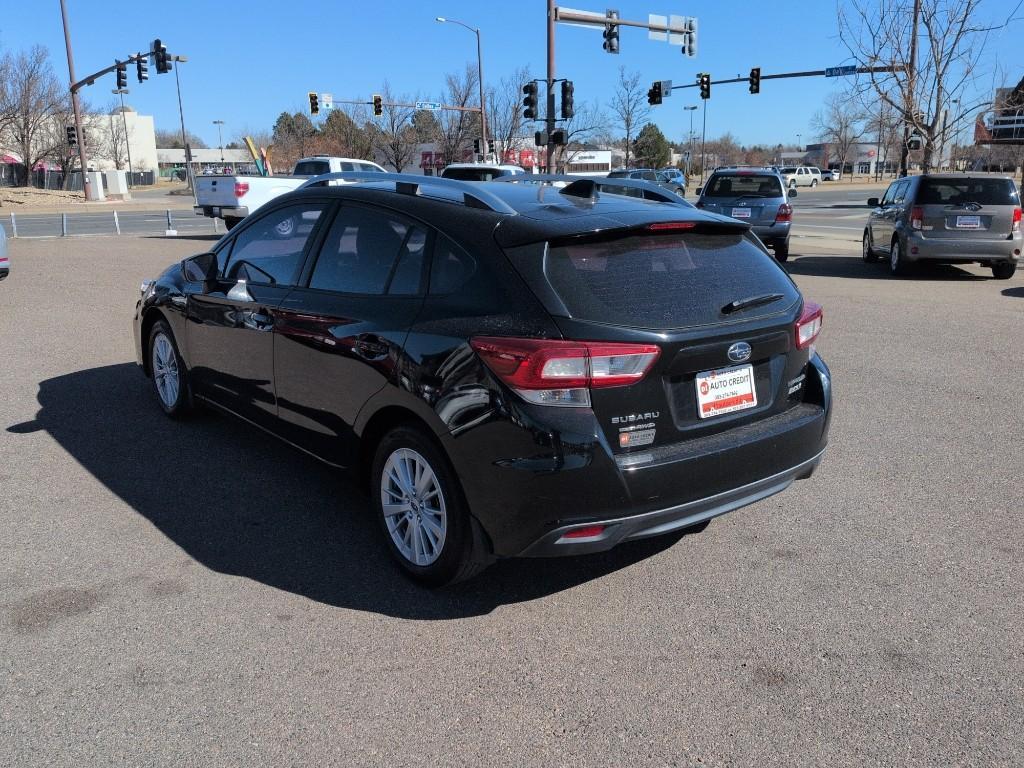 2017 BLACK Subaru Impreza Premium (4S3GTAB68H3) with an 4 Cyl, 2.0L engine, Automatic transmission, located at 10890 W. Colfax Ave., Lakewood, CO, 80215, (303) 274-7692, 39.739914, -105.120132 - Photo#6