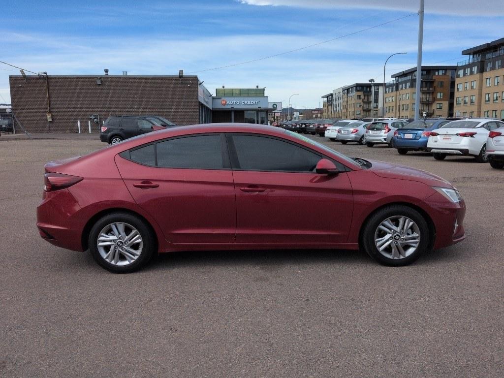 2019 RED Hyundai Elantra LIMITED (KMHD84LF6KU) with an 4 Cyl, 2.0L engine, Automatic transmission, located at 10890 W. Colfax Ave., Lakewood, CO, 80215, (303) 274-7692, 39.739914, -105.120132 - Photo#3