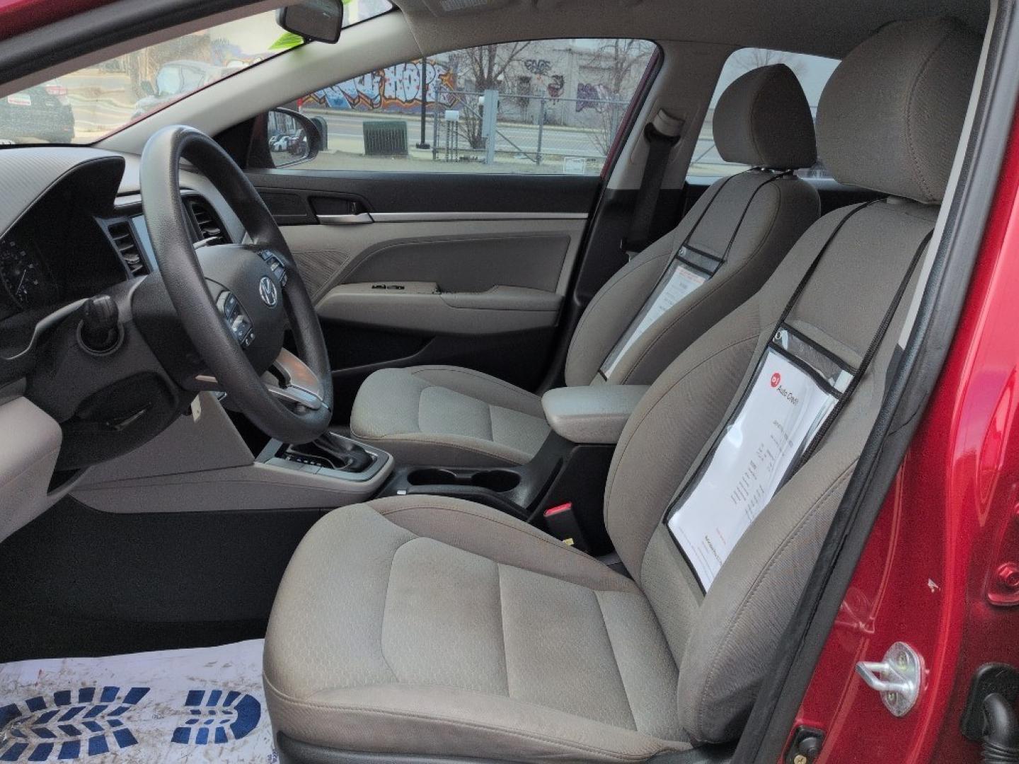 2019 RED Hyundai Elantra LIMITED (KMHD84LF6KU) with an 4 Cyl, 2.0L engine, Automatic transmission, located at 10890 W. Colfax Ave., Lakewood, CO, 80215, (303) 274-7692, 39.739914, -105.120132 - Photo#9