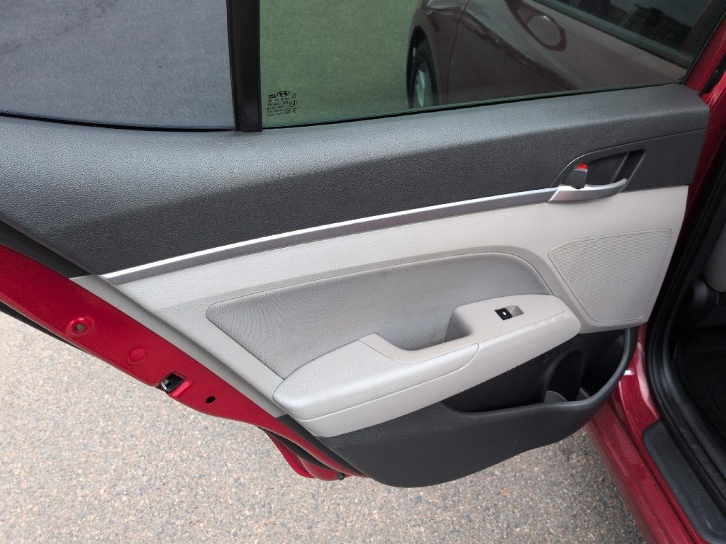 2019 RED Hyundai Elantra LIMITED (KMHD84LF6KU) with an 4 Cyl, 2.0L engine, Automatic transmission, located at 10890 W. Colfax Ave., Lakewood, CO, 80215, (303) 274-7692, 39.739914, -105.120132 - Photo#14