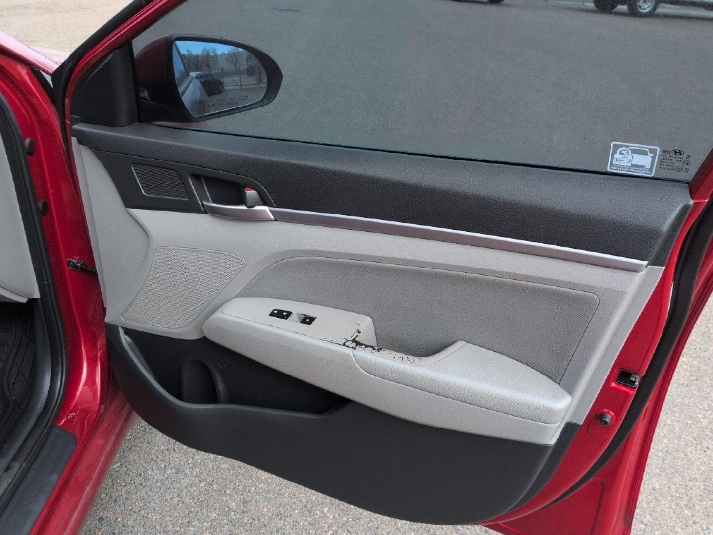 2019 RED Hyundai Elantra LIMITED (KMHD84LF6KU) with an 4 Cyl, 2.0L engine, Automatic transmission, located at 10890 W. Colfax Ave., Lakewood, CO, 80215, (303) 274-7692, 39.739914, -105.120132 - Photo#16