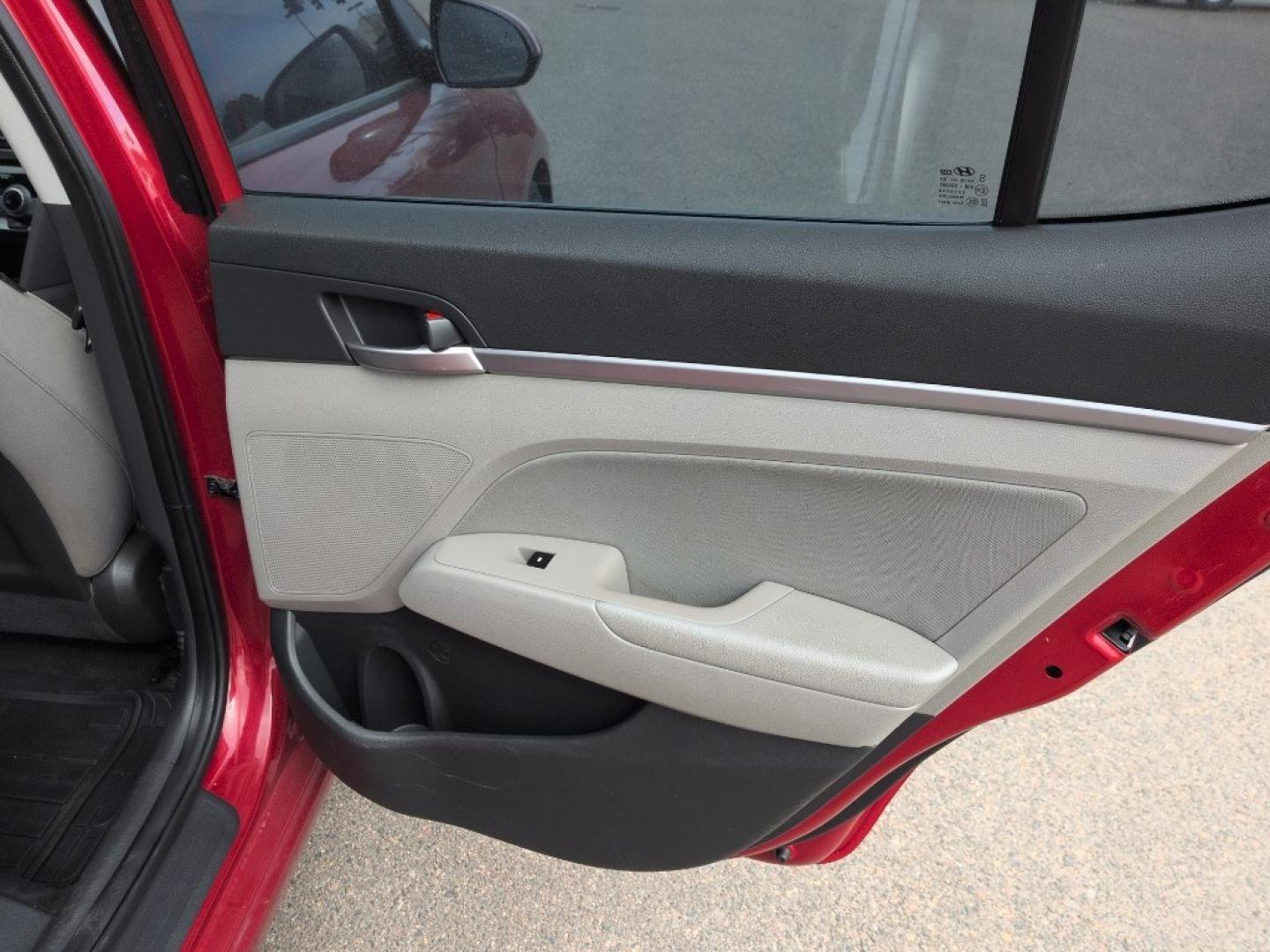 2019 RED Hyundai Elantra LIMITED (KMHD84LF6KU) with an 4 Cyl, 2.0L engine, Automatic transmission, located at 10890 W. Colfax Ave., Lakewood, CO, 80215, (303) 274-7692, 39.739914, -105.120132 - Photo#18