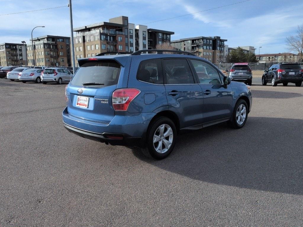 2015 BLUE Subaru Forester 2.5i Limited (JF2SJAHC0FH) with an 4 Cyl, 2.5L engine, Automatic transmission, located at 10890 W. Colfax Ave., Lakewood, CO, 80215, (303) 274-7692, 39.739914, -105.120132 - Photo#4