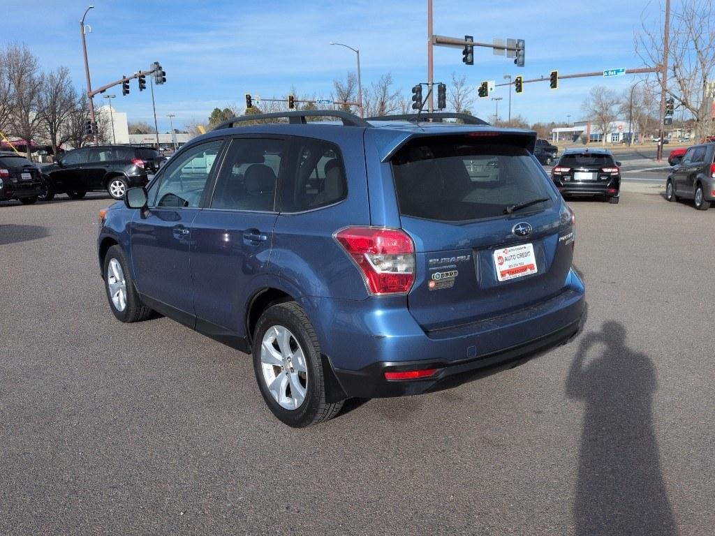 2015 BLUE Subaru Forester 2.5i Limited (JF2SJAHC0FH) with an 4 Cyl, 2.5L engine, Automatic transmission, located at 10890 W. Colfax Ave., Lakewood, CO, 80215, (303) 274-7692, 39.739914, -105.120132 - Photo#6