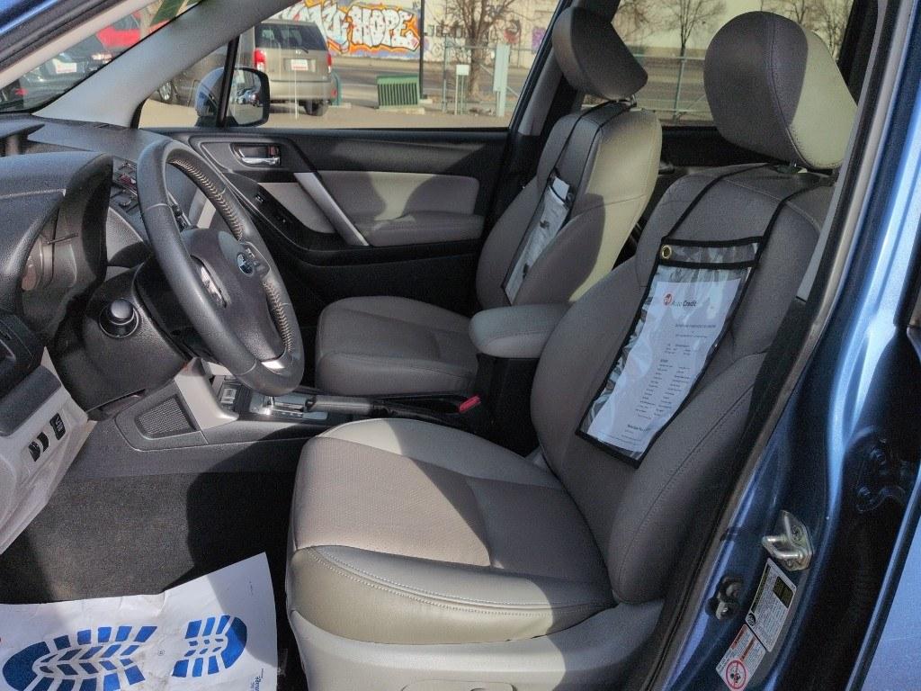 2015 BLUE Subaru Forester 2.5i Limited (JF2SJAHC0FH) with an 4 Cyl, 2.5L engine, Automatic transmission, located at 10890 W. Colfax Ave., Lakewood, CO, 80215, (303) 274-7692, 39.739914, -105.120132 - Photo#9