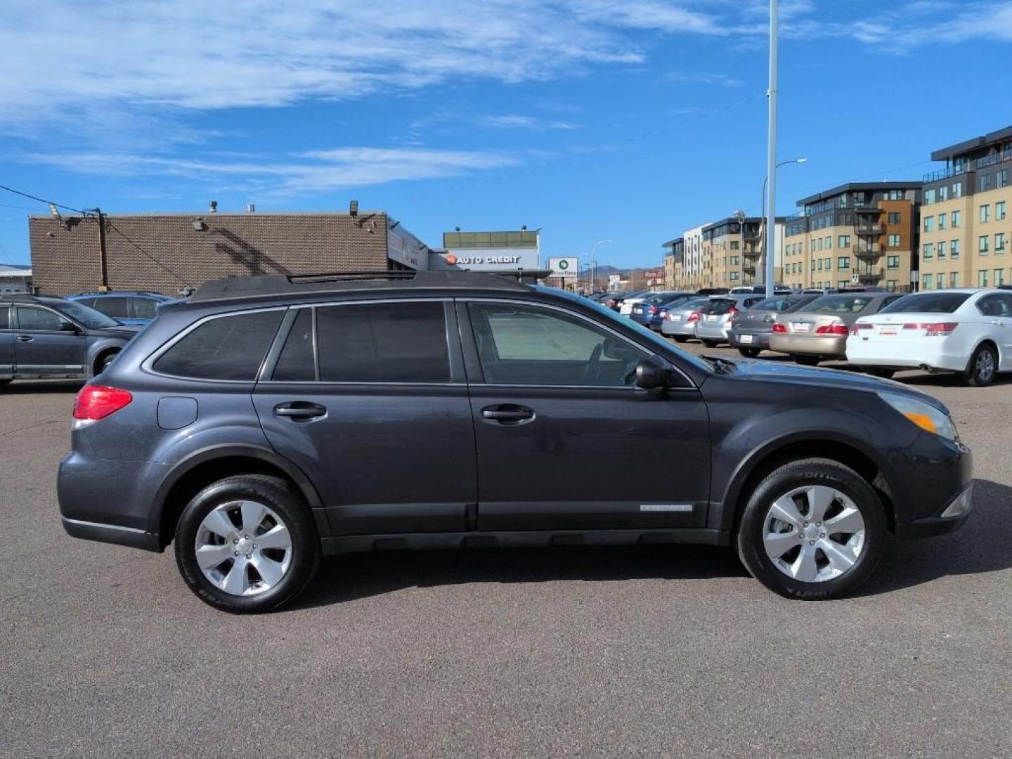 2011 GRAY Subaru Outback Limited (4S4BRDKC3B2) with an 6 Cyl, 3.6L engine, Automatic transmission, located at 10890 W. Colfax Ave., Lakewood, CO, 80215, (303) 274-7692, 39.739914, -105.120132 - Photo#3