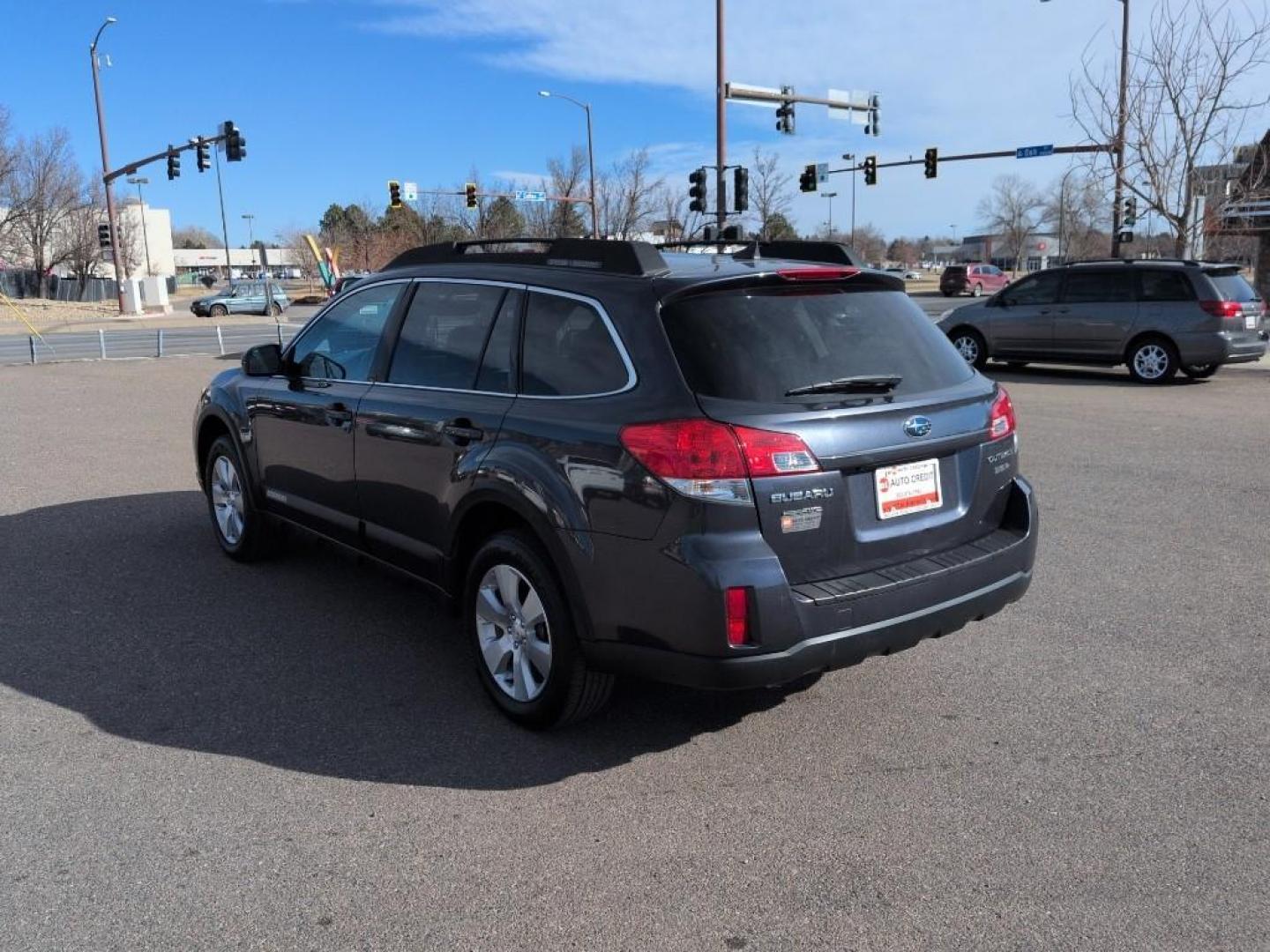 2011 GRAY Subaru Outback Limited (4S4BRDKC3B2) with an 6 Cyl, 3.6L engine, Automatic transmission, located at 10890 W. Colfax Ave., Lakewood, CO, 80215, (303) 274-7692, 39.739914, -105.120132 - Photo#7
