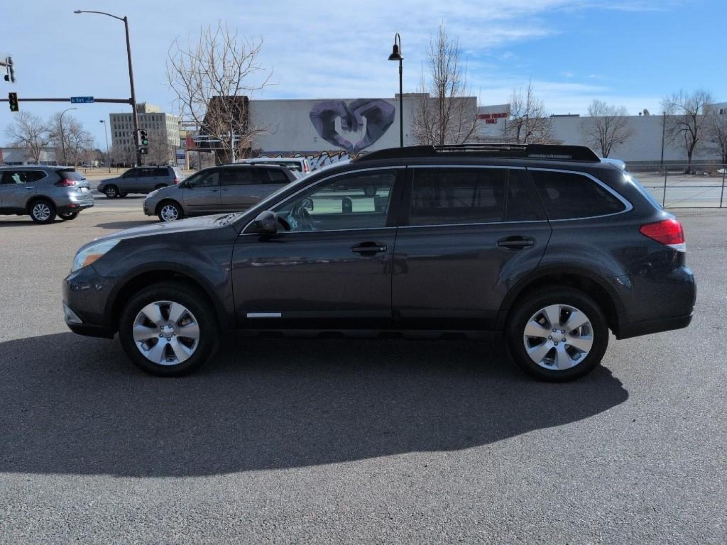 2011 GRAY Subaru Outback Limited (4S4BRDKC3B2) with an 6 Cyl, 3.6L engine, Automatic transmission, located at 10890 W. Colfax Ave., Lakewood, CO, 80215, (303) 274-7692, 39.739914, -105.120132 - Photo#8