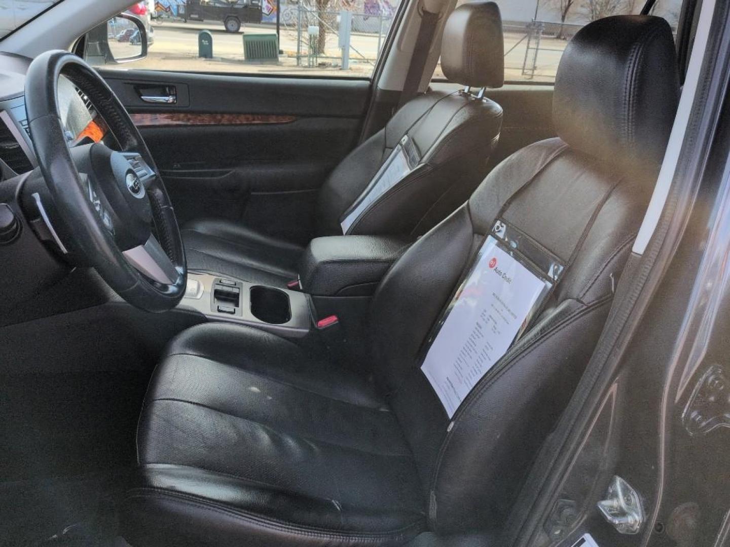 2011 GRAY Subaru Outback Limited (4S4BRDKC3B2) with an 6 Cyl, 3.6L engine, Automatic transmission, located at 10890 W. Colfax Ave., Lakewood, CO, 80215, (303) 274-7692, 39.739914, -105.120132 - Photo#10