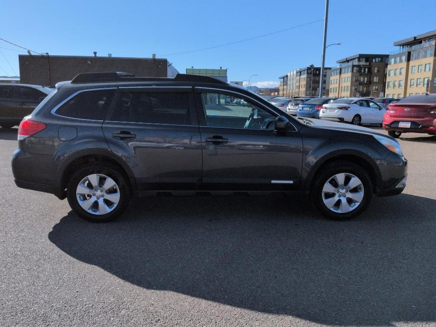 2011 GRAY Subaru Outback 2.5i Limited (4S4BRBLC4B3) with an 4 Cyl, 2.5L engine, Automatic transmission, located at 10890 W. Colfax Ave., Lakewood, CO, 80215, (303) 274-7692, 39.739914, -105.120132 - Photo#3