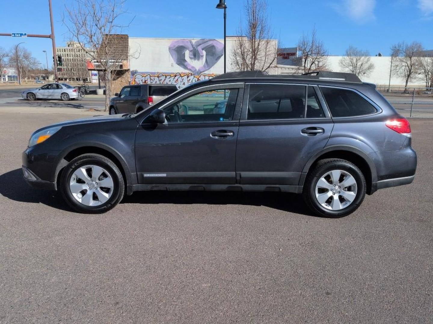 2011 GRAY Subaru Outback 2.5i Limited (4S4BRBLC4B3) with an 4 Cyl, 2.5L engine, Automatic transmission, located at 10890 W. Colfax Ave., Lakewood, CO, 80215, (303) 274-7692, 39.739914, -105.120132 - Photo#7