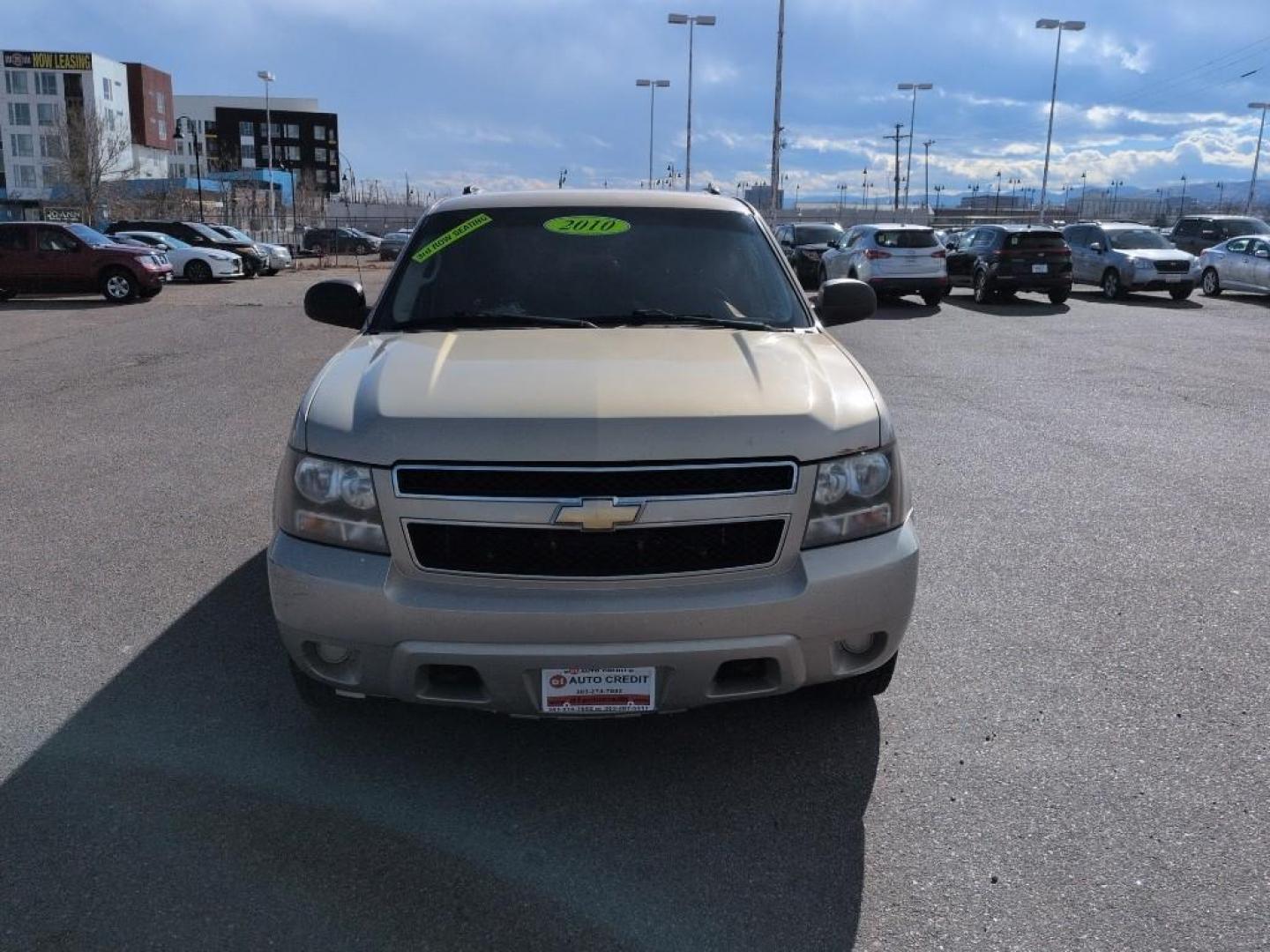 2010 GOLD Chevrolet Suburban LS (1GNUKHE34AR) with an V8, 5.3L engine, Automatic transmission, located at 10890 W. Colfax Ave., Lakewood, CO, 80215, (303) 274-7692, 39.739914, -105.120132 - Photo#1