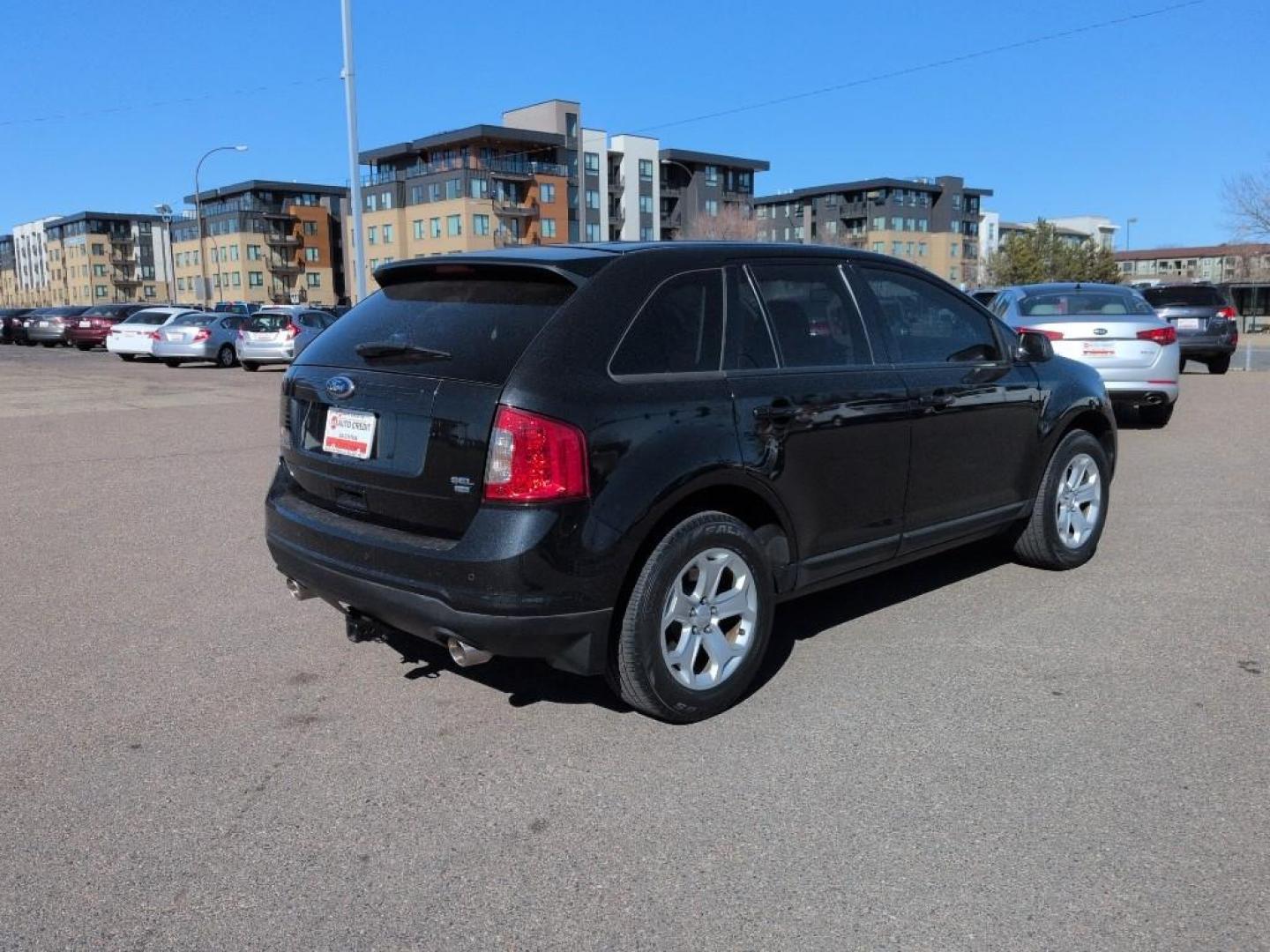 2013 BLACK Ford Edge SEL (2FMDK4JC3DB) with an V6, 3.5L engine, Automatic transmission, located at 10890 W. Colfax Ave., Lakewood, CO, 80215, (303) 274-7692, 39.739914, -105.120132 - Photo#4