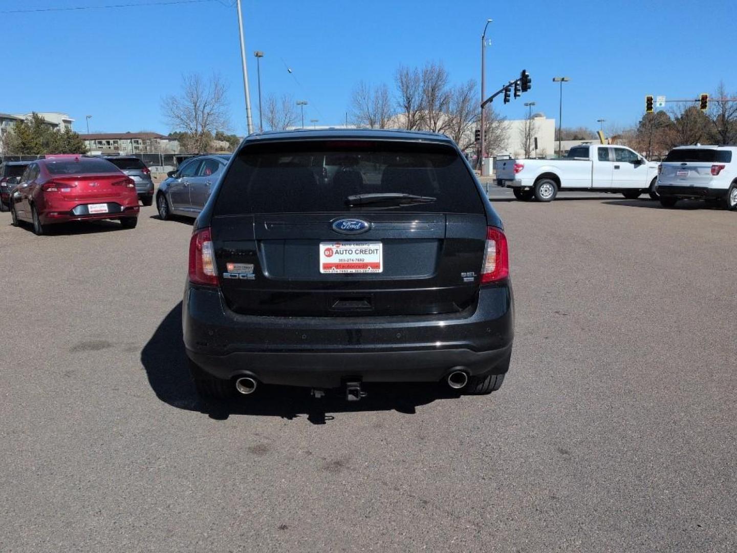 2013 BLACK Ford Edge SEL (2FMDK4JC3DB) with an V6, 3.5L engine, Automatic transmission, located at 10890 W. Colfax Ave., Lakewood, CO, 80215, (303) 274-7692, 39.739914, -105.120132 - Photo#5