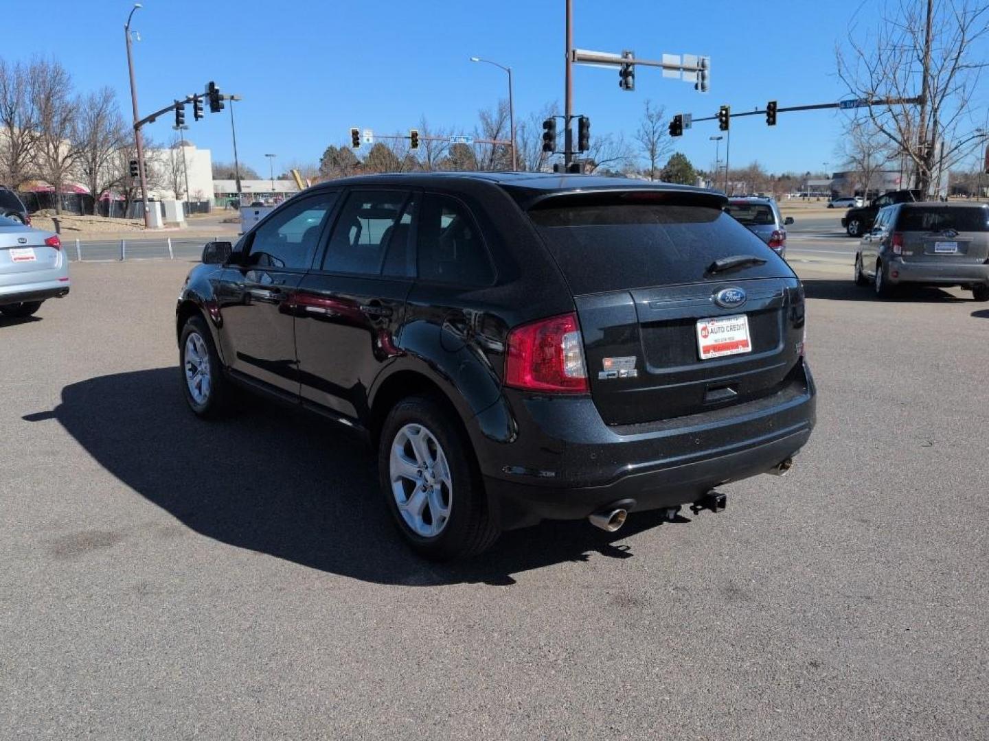 2013 BLACK Ford Edge SEL (2FMDK4JC3DB) with an V6, 3.5L engine, Automatic transmission, located at 10890 W. Colfax Ave., Lakewood, CO, 80215, (303) 274-7692, 39.739914, -105.120132 - Photo#6