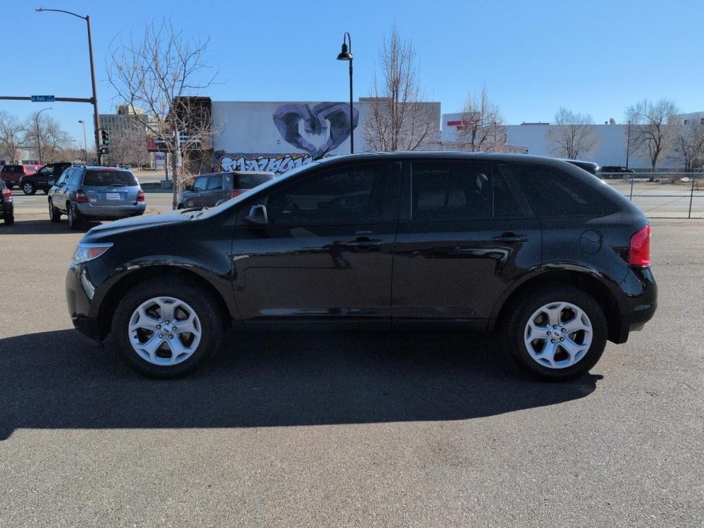 2013 BLACK Ford Edge SEL (2FMDK4JC3DB) with an V6, 3.5L engine, Automatic transmission, located at 10890 W. Colfax Ave., Lakewood, CO, 80215, (303) 274-7692, 39.739914, -105.120132 - Photo#7