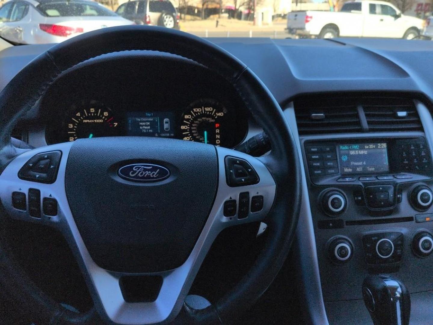 2013 BLACK Ford Edge SEL (2FMDK4JC3DB) with an V6, 3.5L engine, Automatic transmission, located at 10890 W. Colfax Ave., Lakewood, CO, 80215, (303) 274-7692, 39.739914, -105.120132 - Photo#10